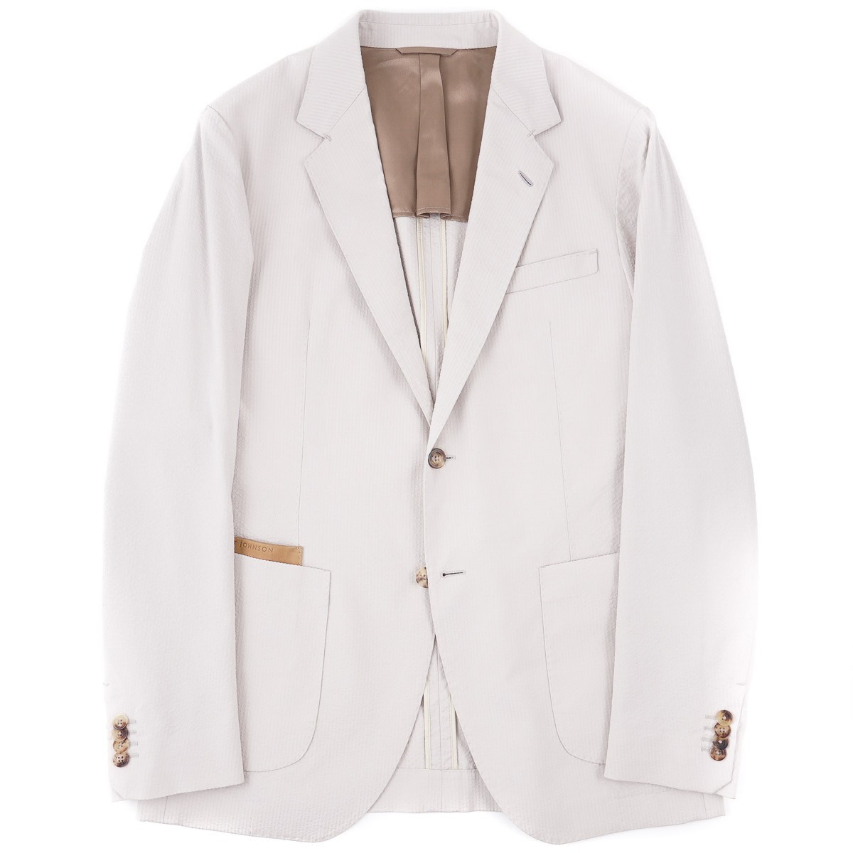 Brett Johnson Lightweight Seersucker Silk Sport Coat 42R (Eu 52) NWT