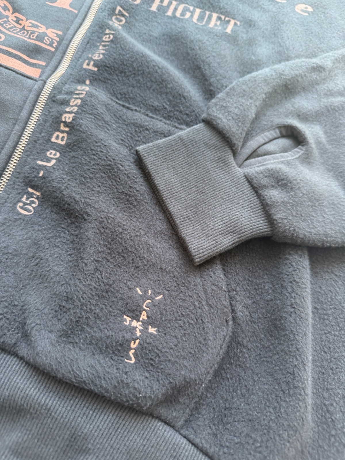 Travis Scott x Audemars Piguet Split Full Zip Up Hoodie Authentic New Size XL