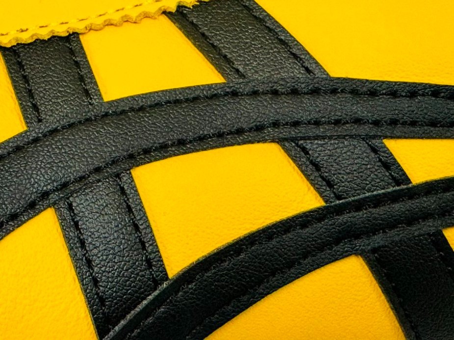 Onitsuka Tiger Mexico 66 Yellow Black Leather Sneakers Shoes Unisex w/ Box