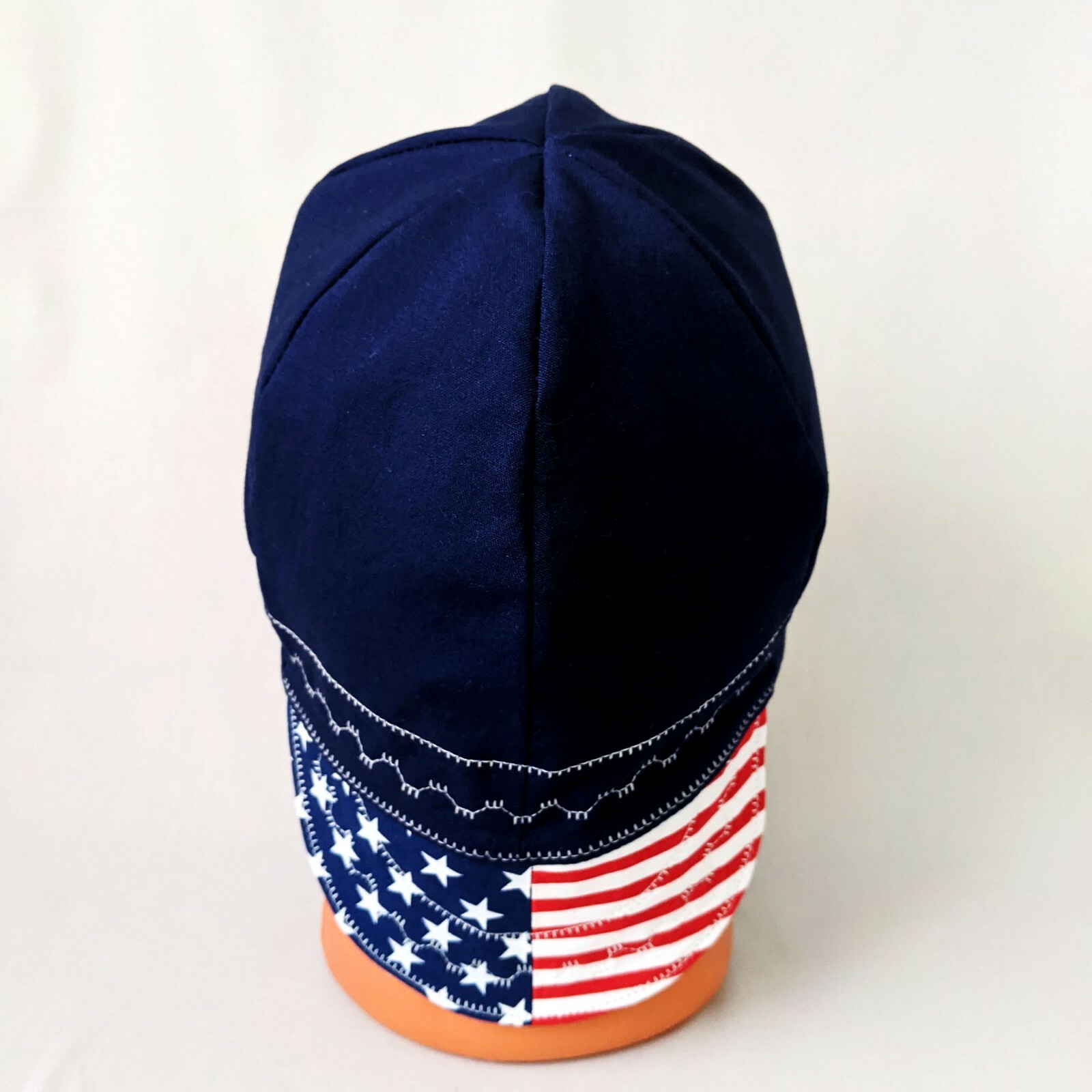 #38 Patriotic Reversible Welding Welders Bikers Caps Weld Cap Hat Cotton USA
