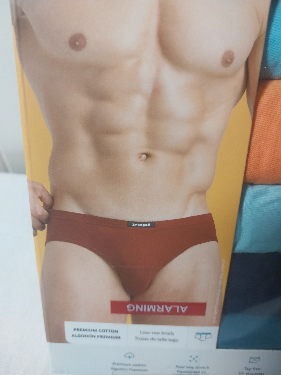 Papi Premium Cotton Low rise Briefs 6 pack Size M (32-34)