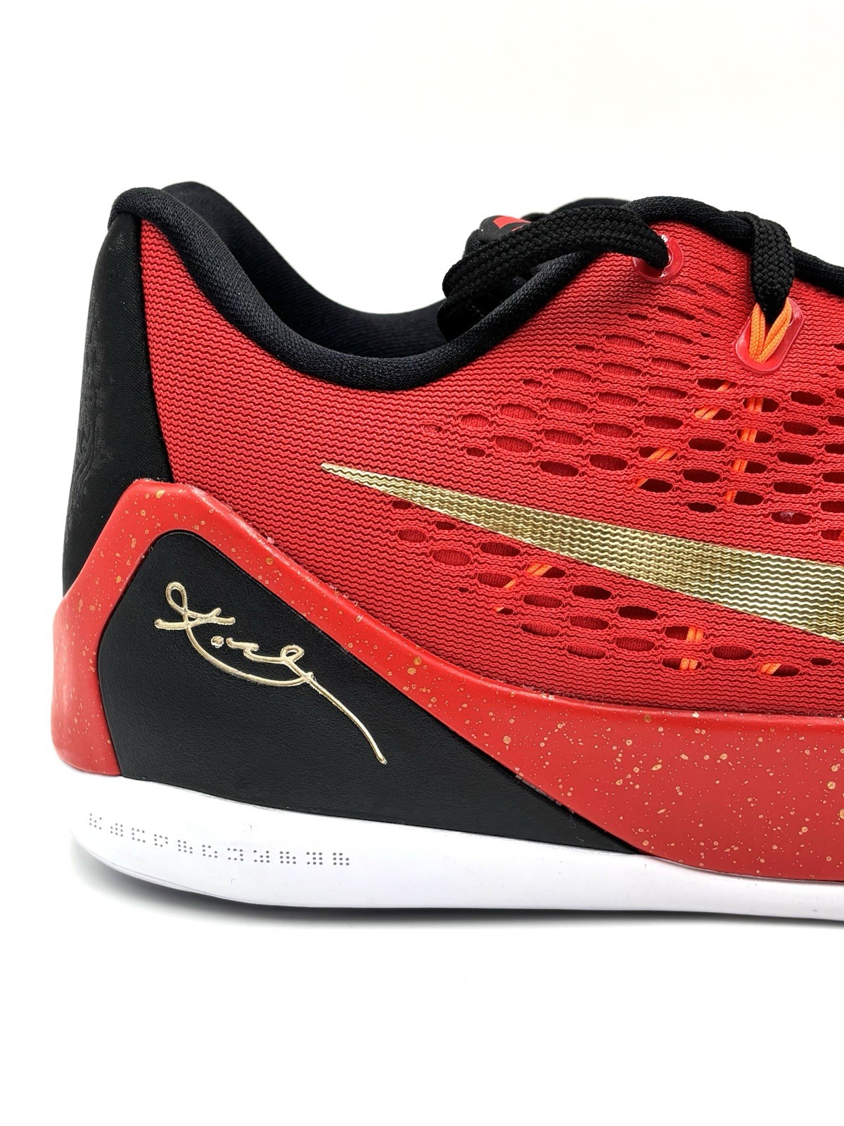 Nike Kobe IX EM Protro China University Red Metallic Gold IH1400-600 SIze 16
