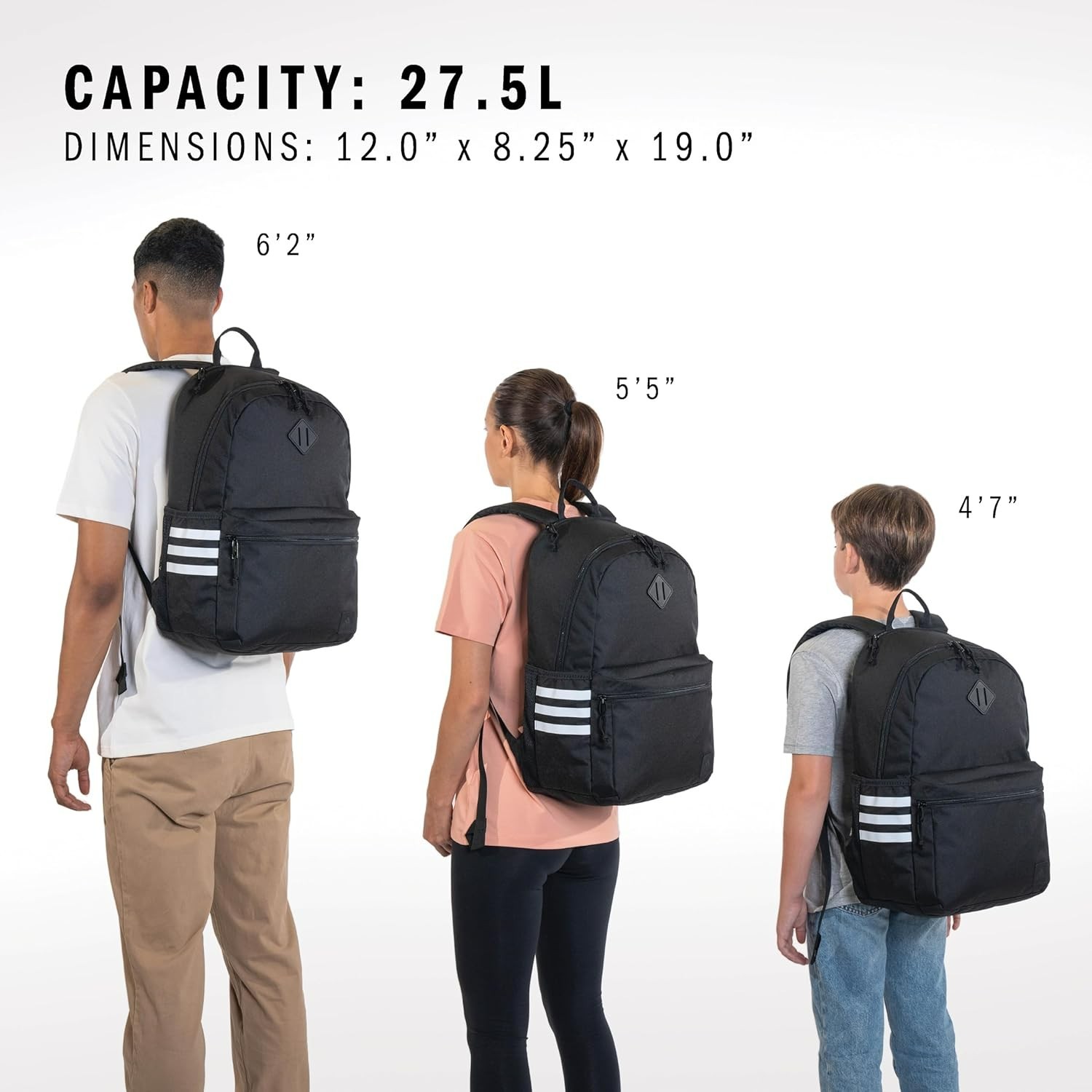 Adidas Excel 6 School Backpack Unisex 34L Blue JK3412 New