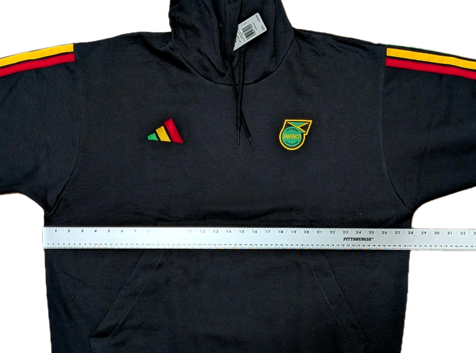 *New* Size 2XL – ADIDAS x BOB MARLEY x JAMAICA Mens Fleece Hoodie Rasta Reggae