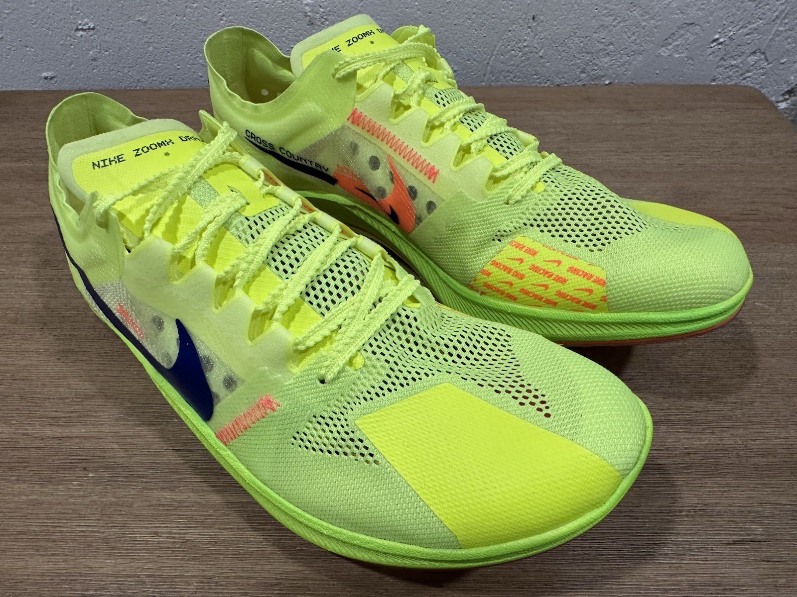 Nike ZoomX Dragonfly XC Cross-Country Spikes Mens 9.5 Yellow DX7992-701 New