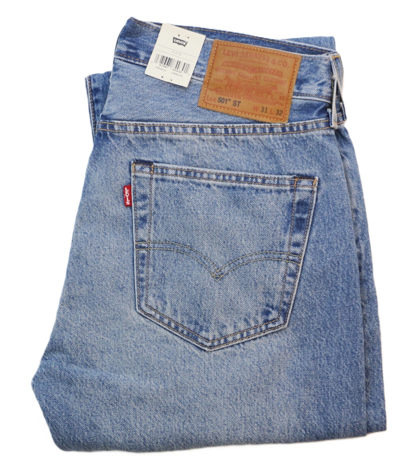 Levi’s Premium 501 Selvedge Jeans Slim Taper Men’s Sizes 100% Cotton Denim