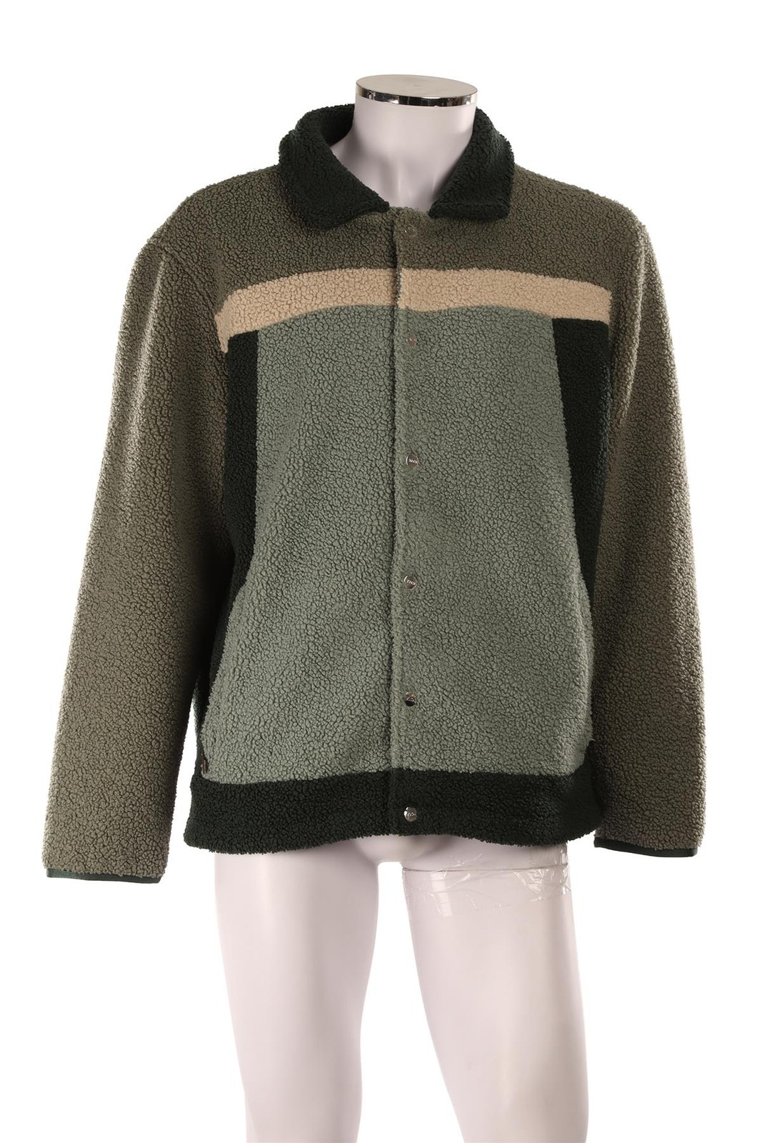 KITH GREEN MEN’S FLEECE JACKET XLARGE