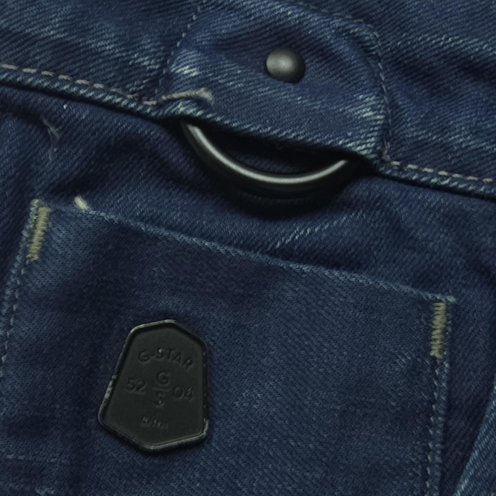 G-Star Raw Mens Jeans 33×32 Blue Button Fly Arc Zip 3D Slim Zip Pocket Tapered