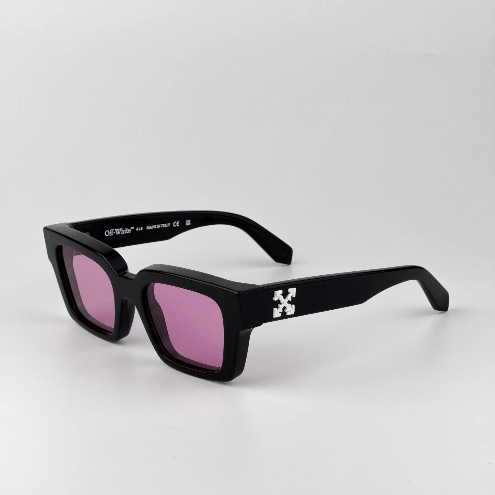 Off-White Men Sunglasses Black Pink Square OERI008 VIRGIL 1030 NEW AUTHENTIC