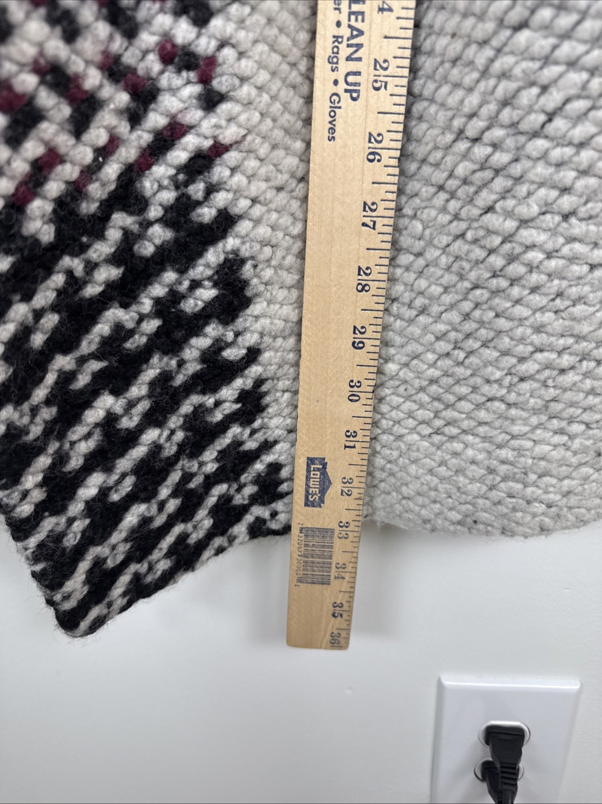 Lucky Brand Womens Size S Waterfall Multicolor Geometric Wool Blend Coatigan