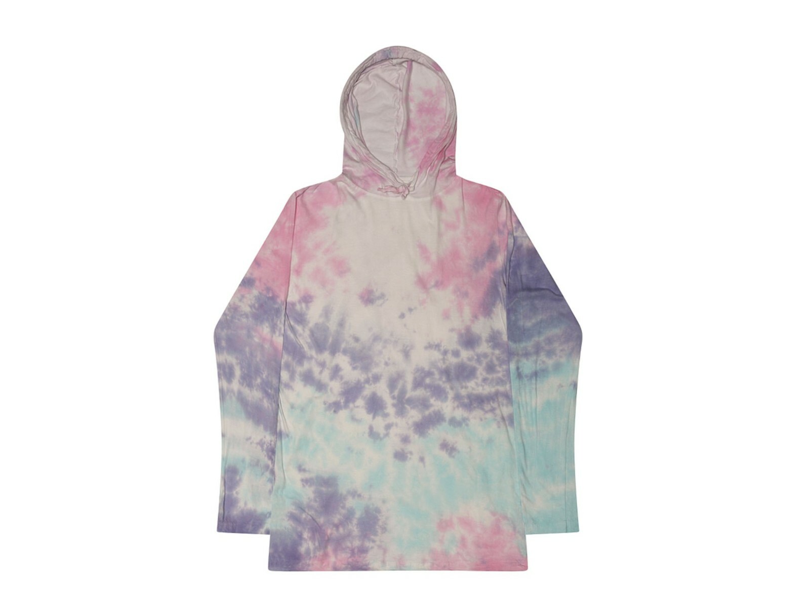 Tie Dye Multi-Color Long Sleeve Hoodie Adult S M L XL 2XL 3XL 100% Cotton