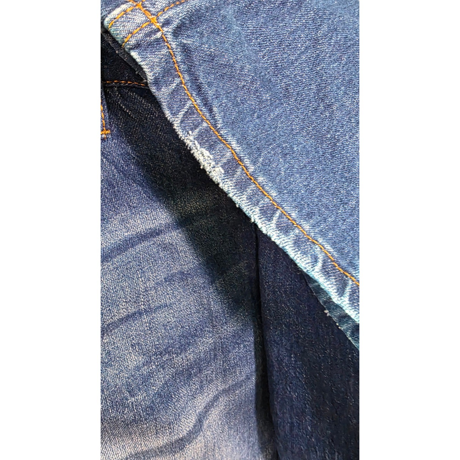 Cleo & Wolf Mens Distressed Carpenter Jeans High Rise Straight Leg Blue 31×32