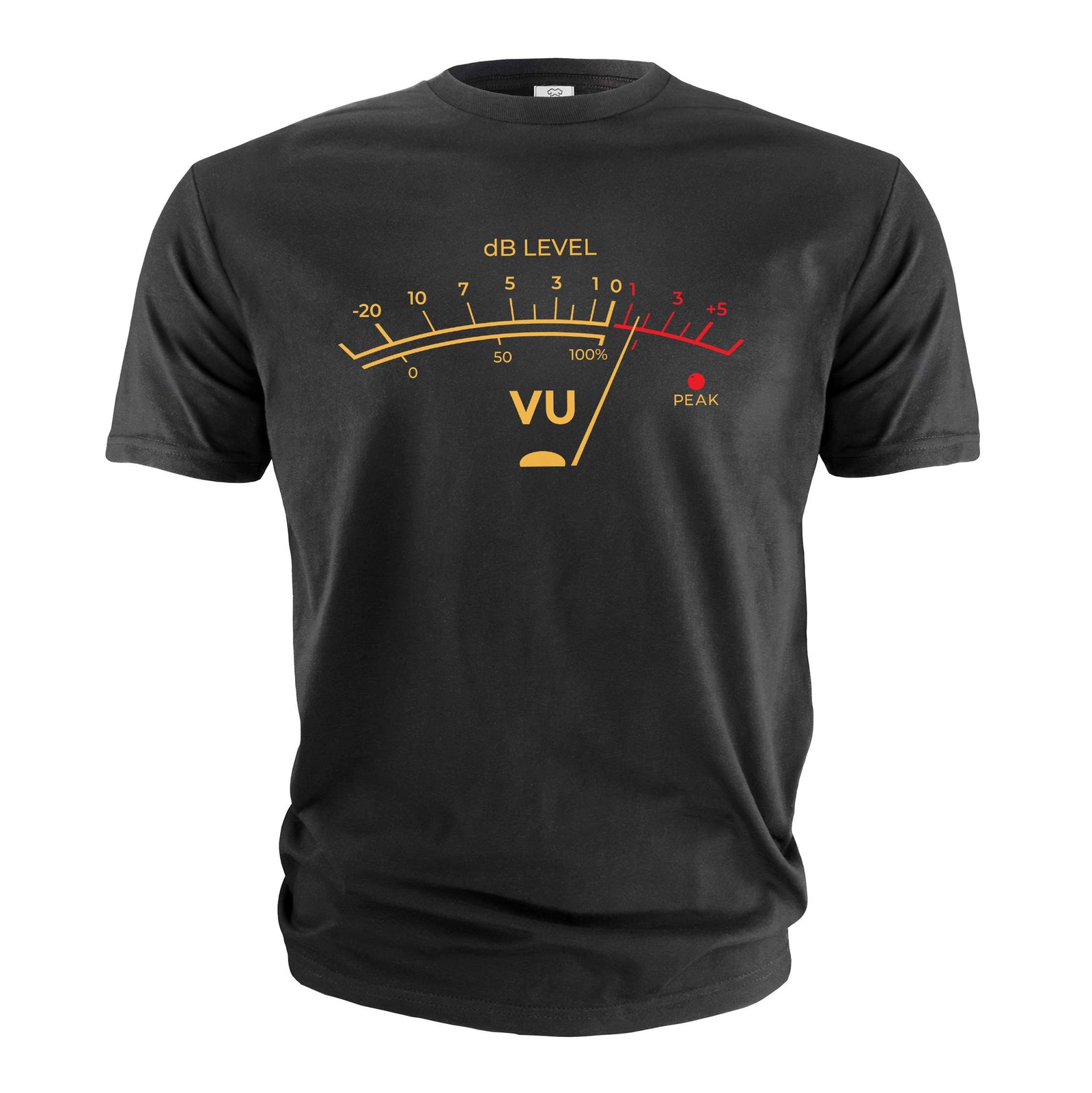 VU Meter Sound Level Studio T-Shirt Music retro Audio Engineer Recording T-Shirt