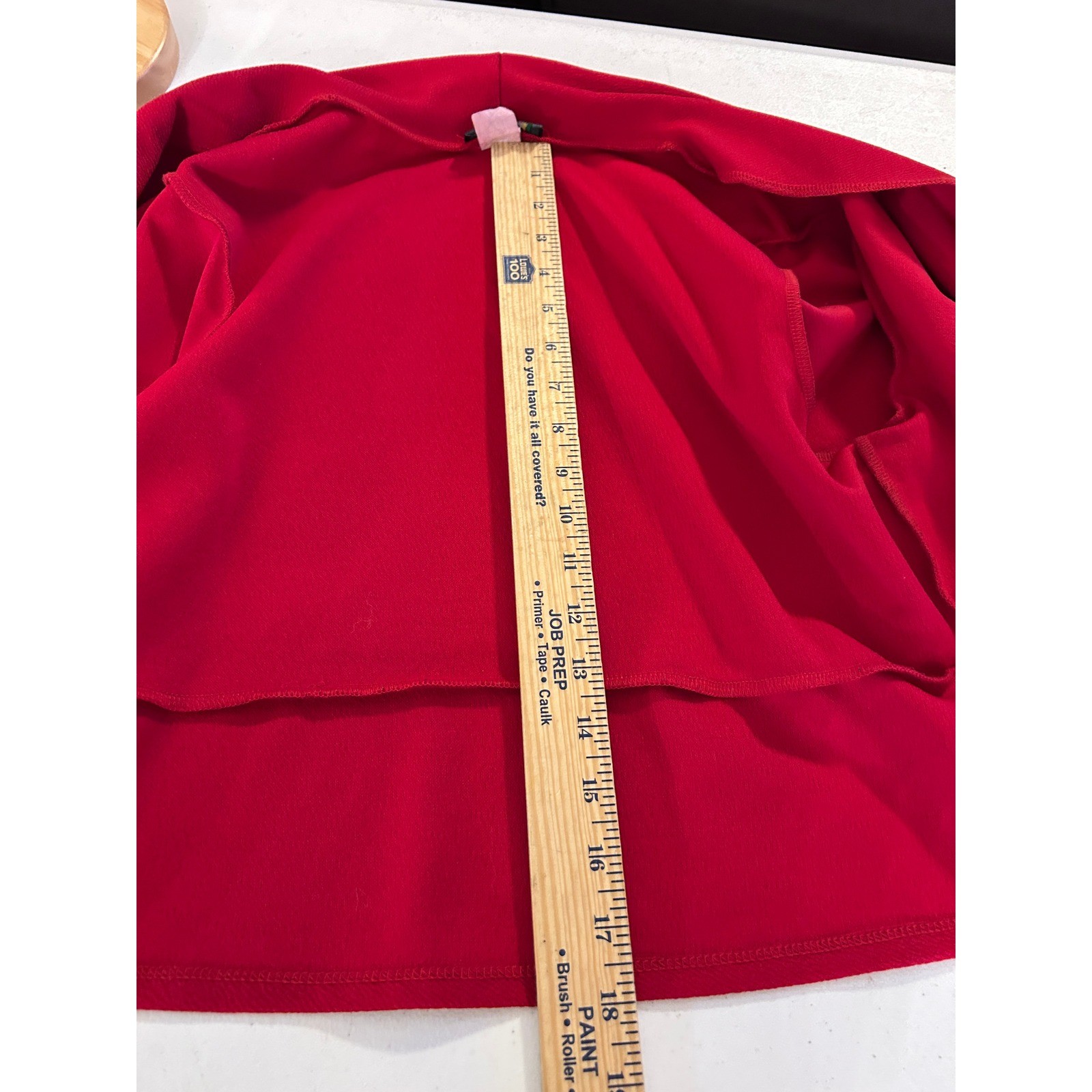 Red Blazer Cardigan size XLARGE Business Casual Dressy Holiday Office Attire