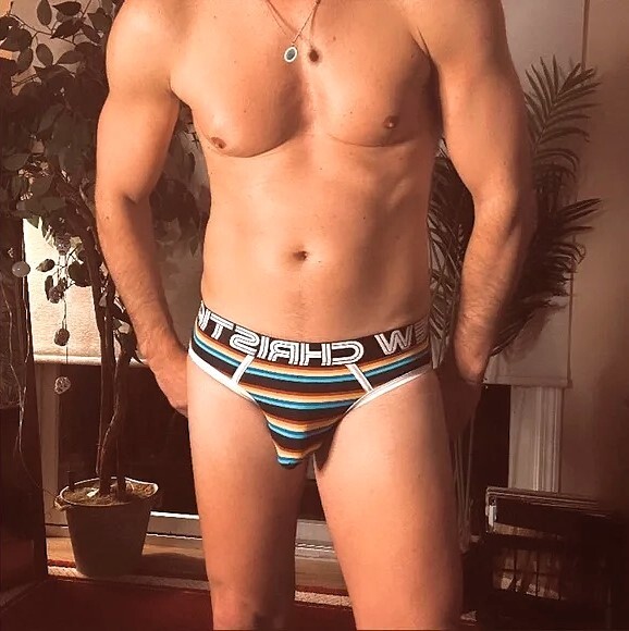 Andrew Christian California Stripe Brief – Almost Naked – 92679 – Multi