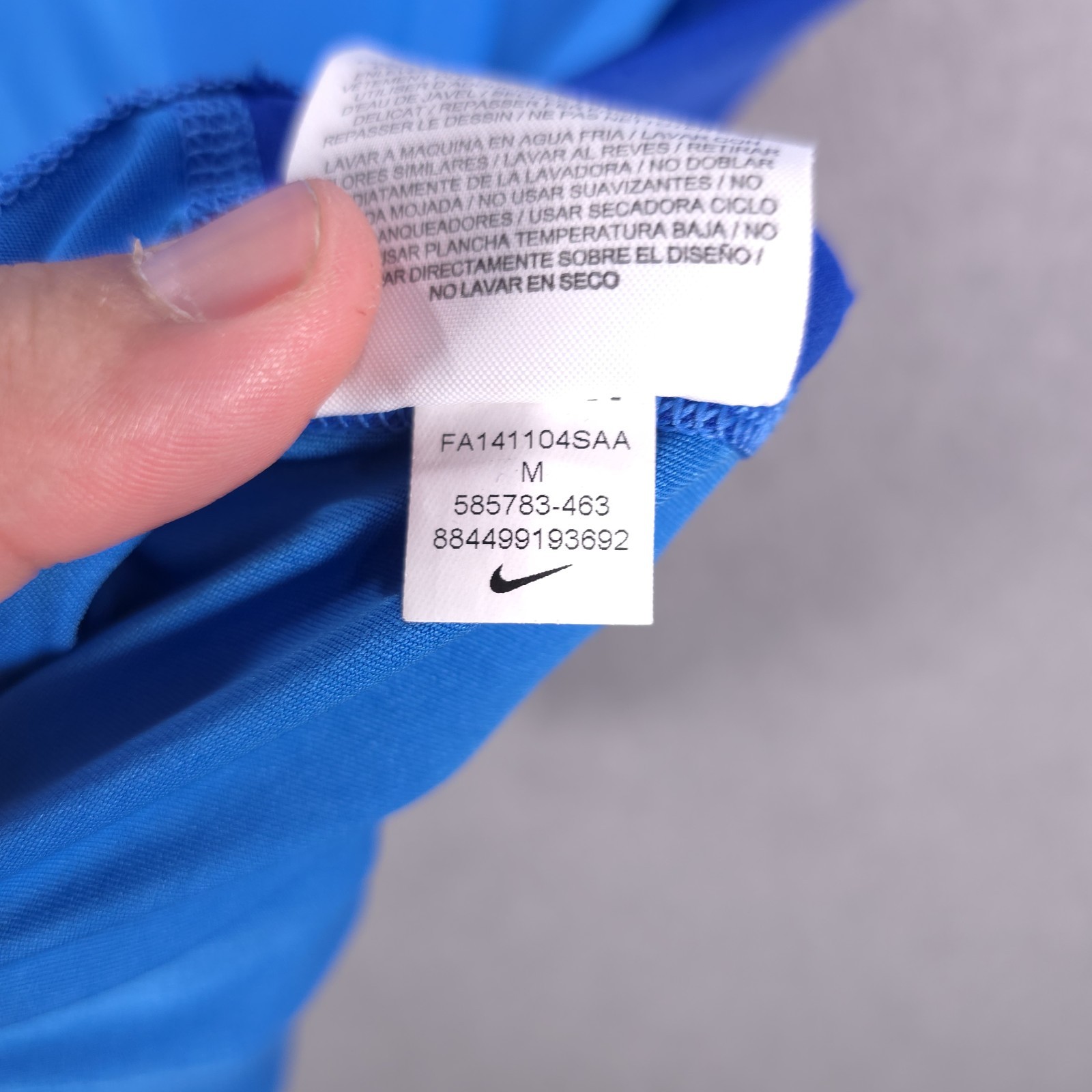 Nike Tiger Woods Golf Perforated Swoosh Advisory Staff Polo Shirt Mens Medium