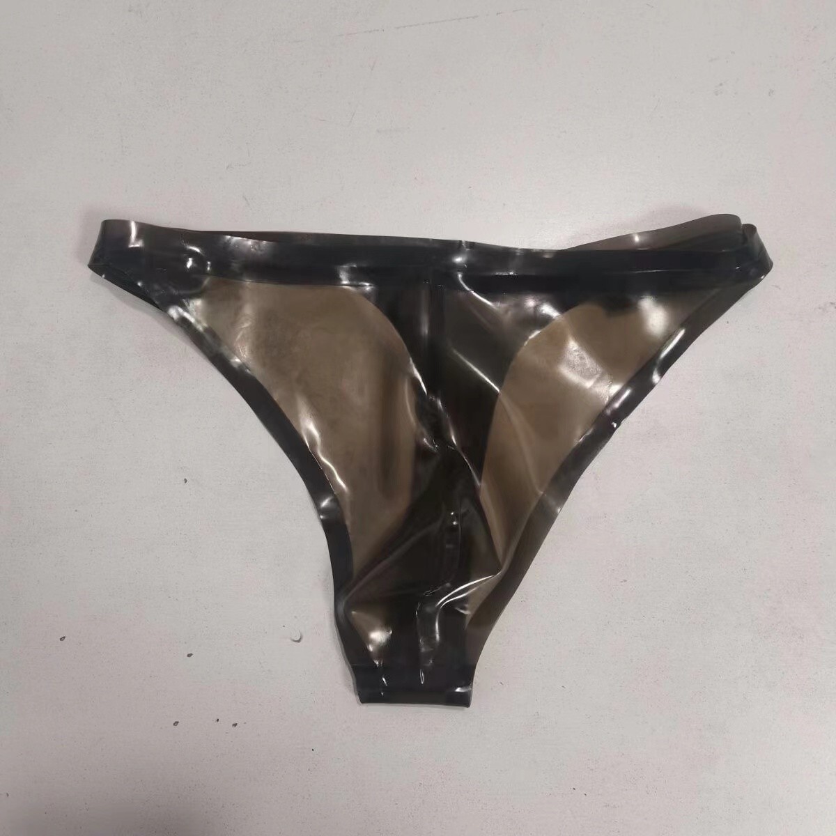 US Latex Underpants Mens Rubber Briefs Underwear thong sissy Handmade 0.4mm BDSM