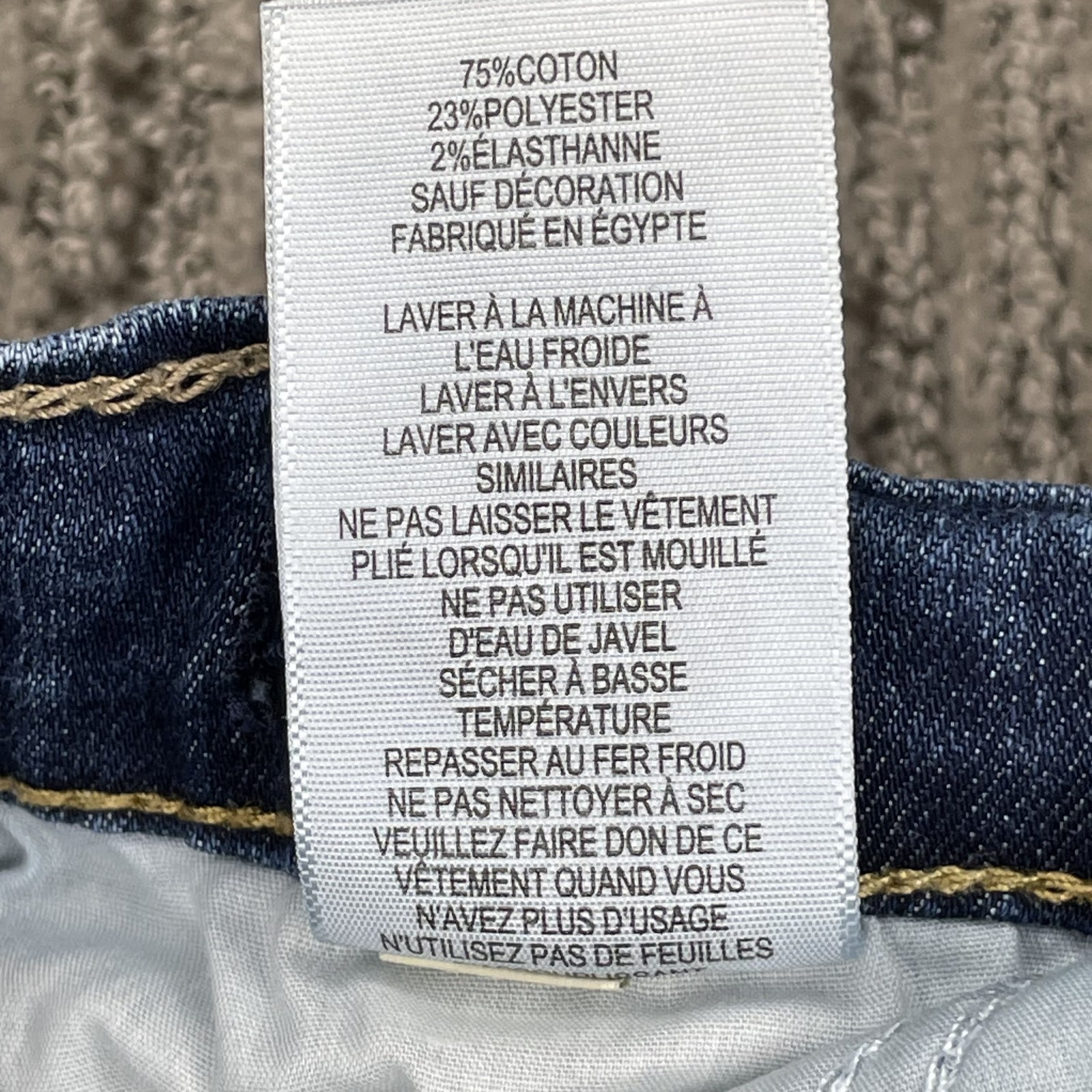 Levis Size 8 Reg w24xL22 Boys Jeans 511 Performance Slim Mid Rise Blue Denim
