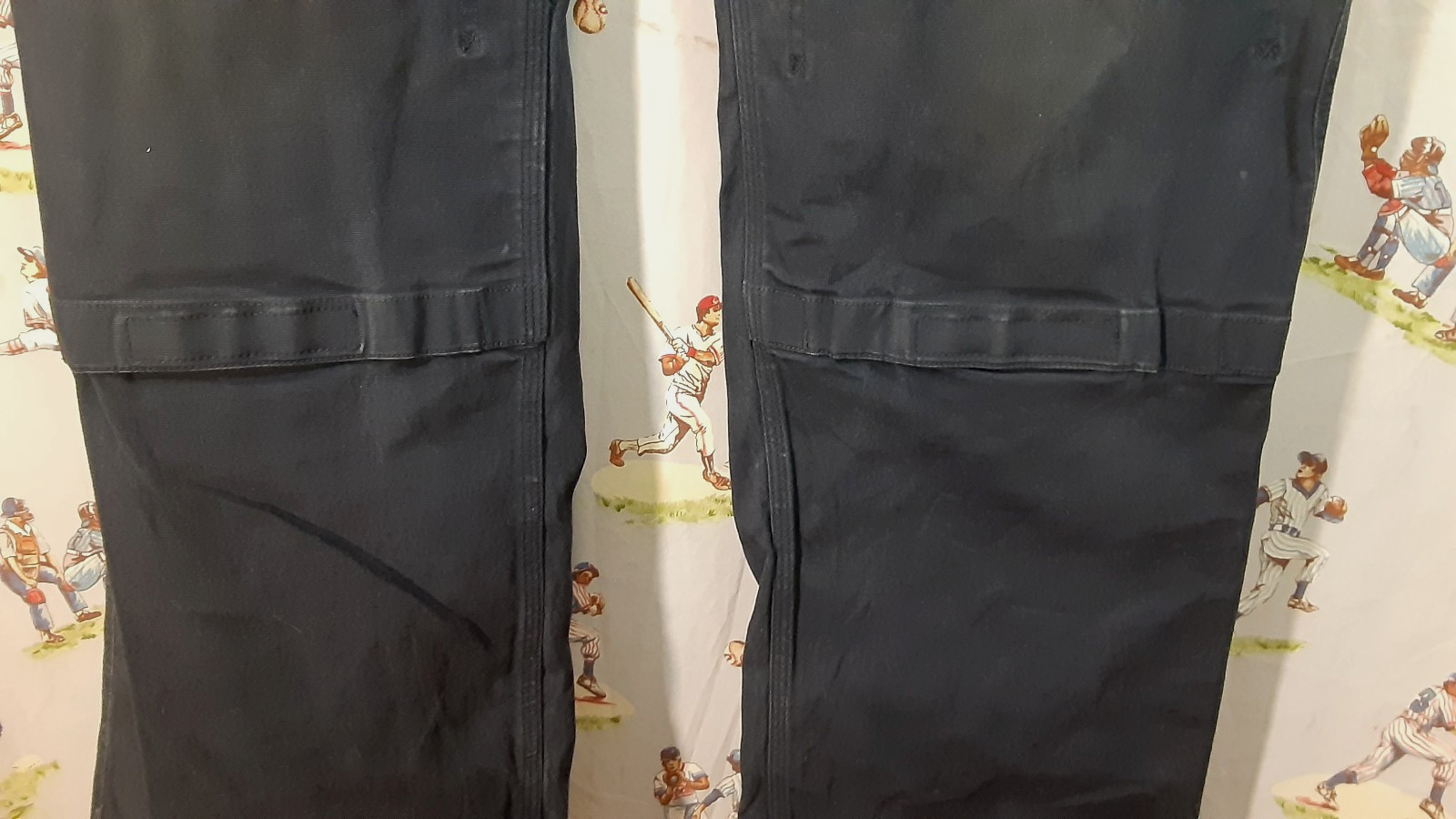 👀 Duluth Trading Co Mens 38×34 Flex Fire Hose Blue Ultimate Cargo Canvas