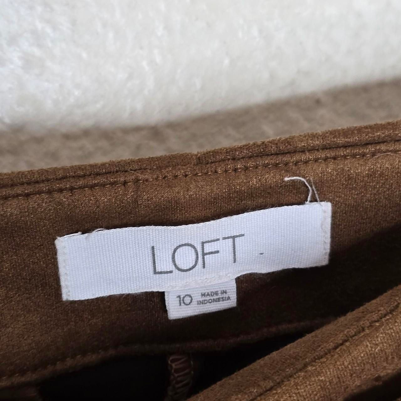 LOFT Belted Faux Suede Shorts