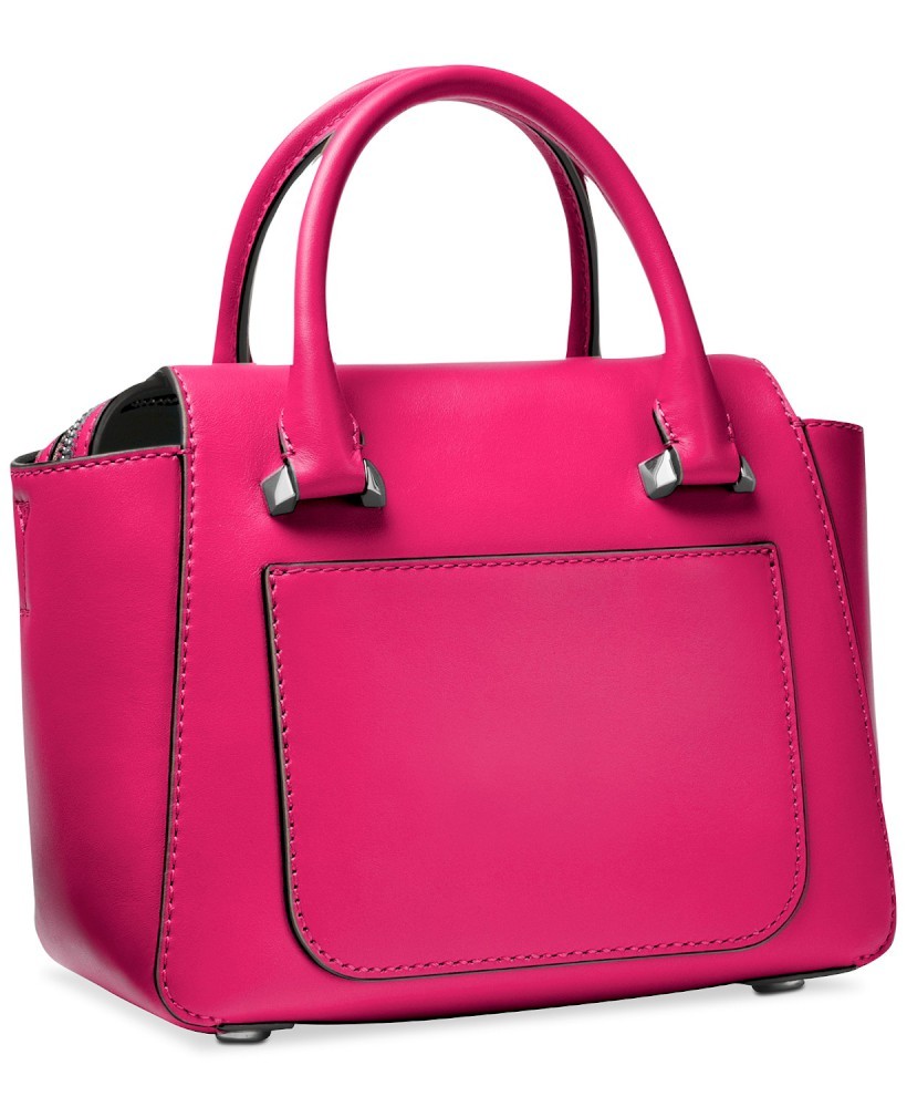 NWT Michael Kors Nolita Mini Messenger Crossbody Tote Bag Ultra Pink