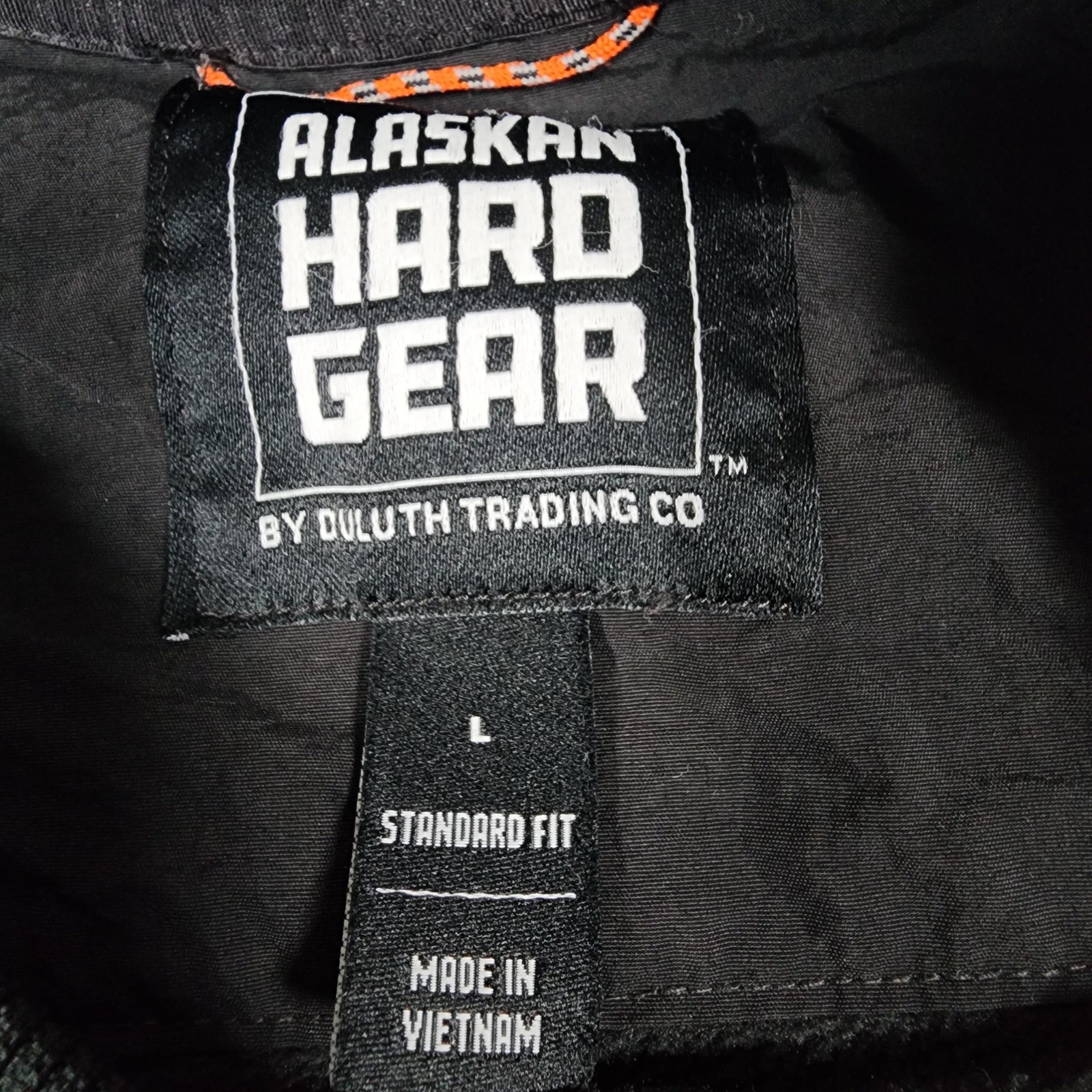 Alaskan Hardgear Sweater Mens Large Fleece Pullover Zip Pocket Hiking Outdoor