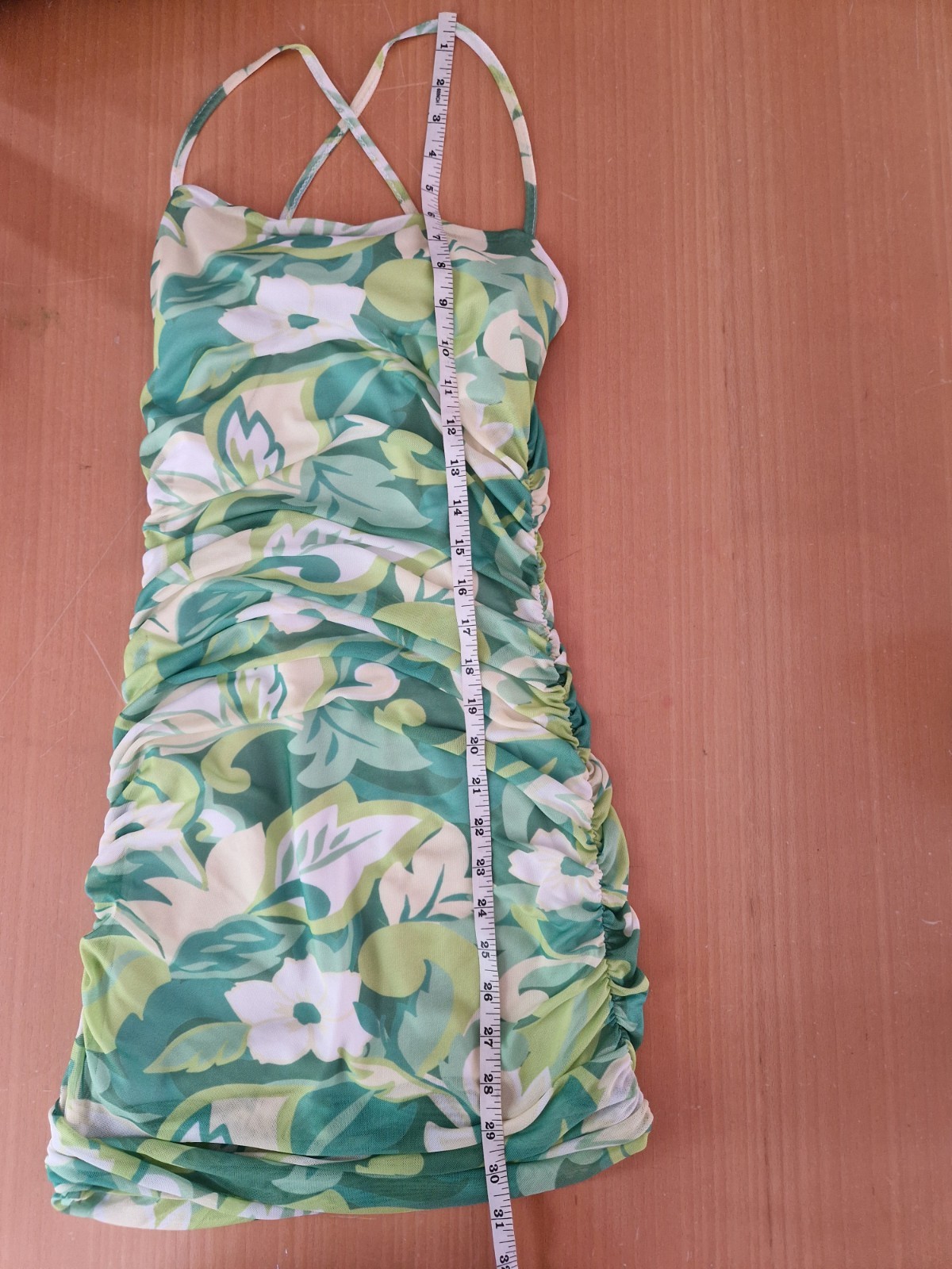 Quiz Vibrant Lime Green Ruched Bodycon Summer Party Cocktail Dress. Size 10