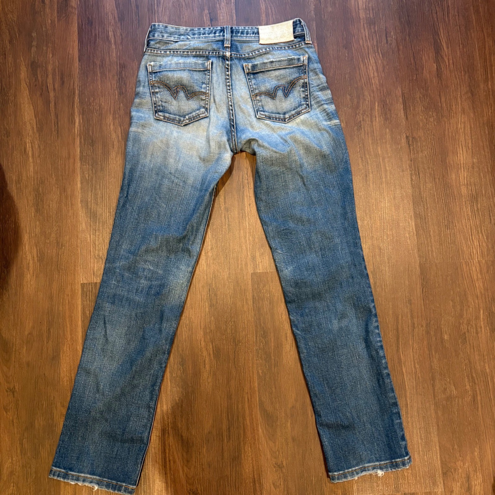 ♾️ Emporio Armani Straight Leg Jeans 28 Blue Wash Mid-Rise Italian Denim ♾️