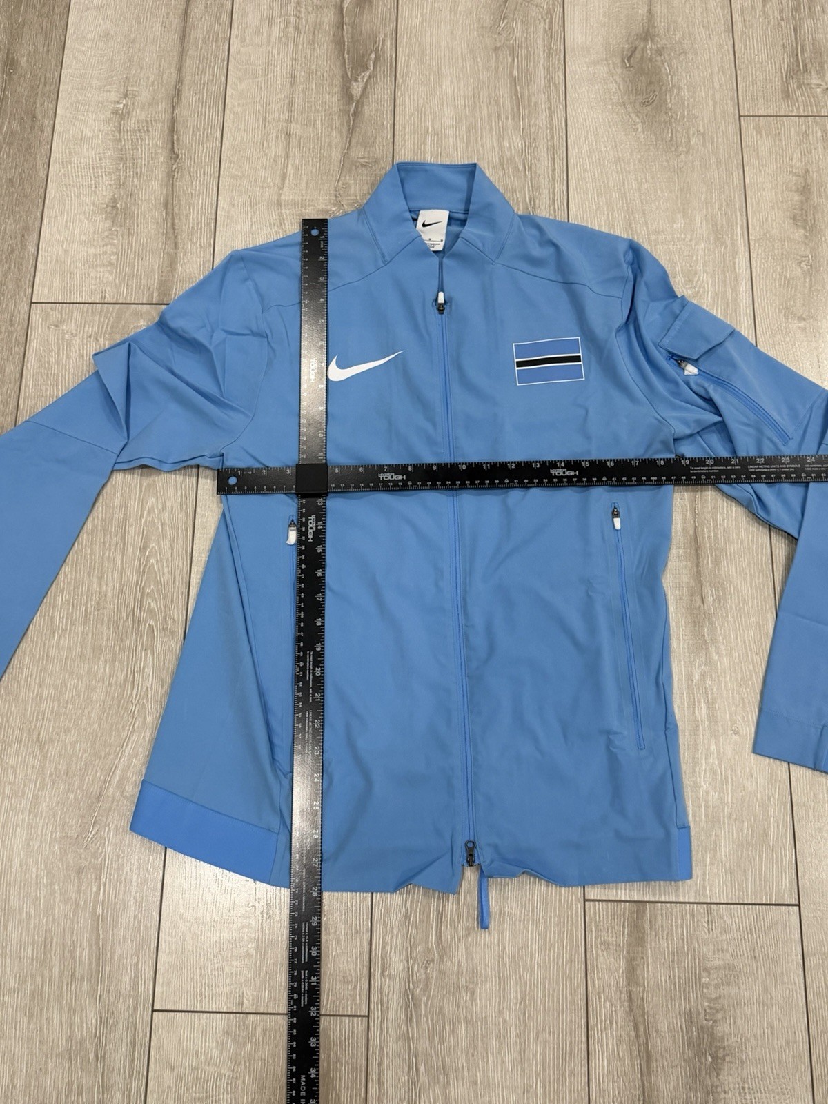 Men M Nike Pro Elite Botswana Track Zip Jacket Light Blue Jacket CI6097-412
