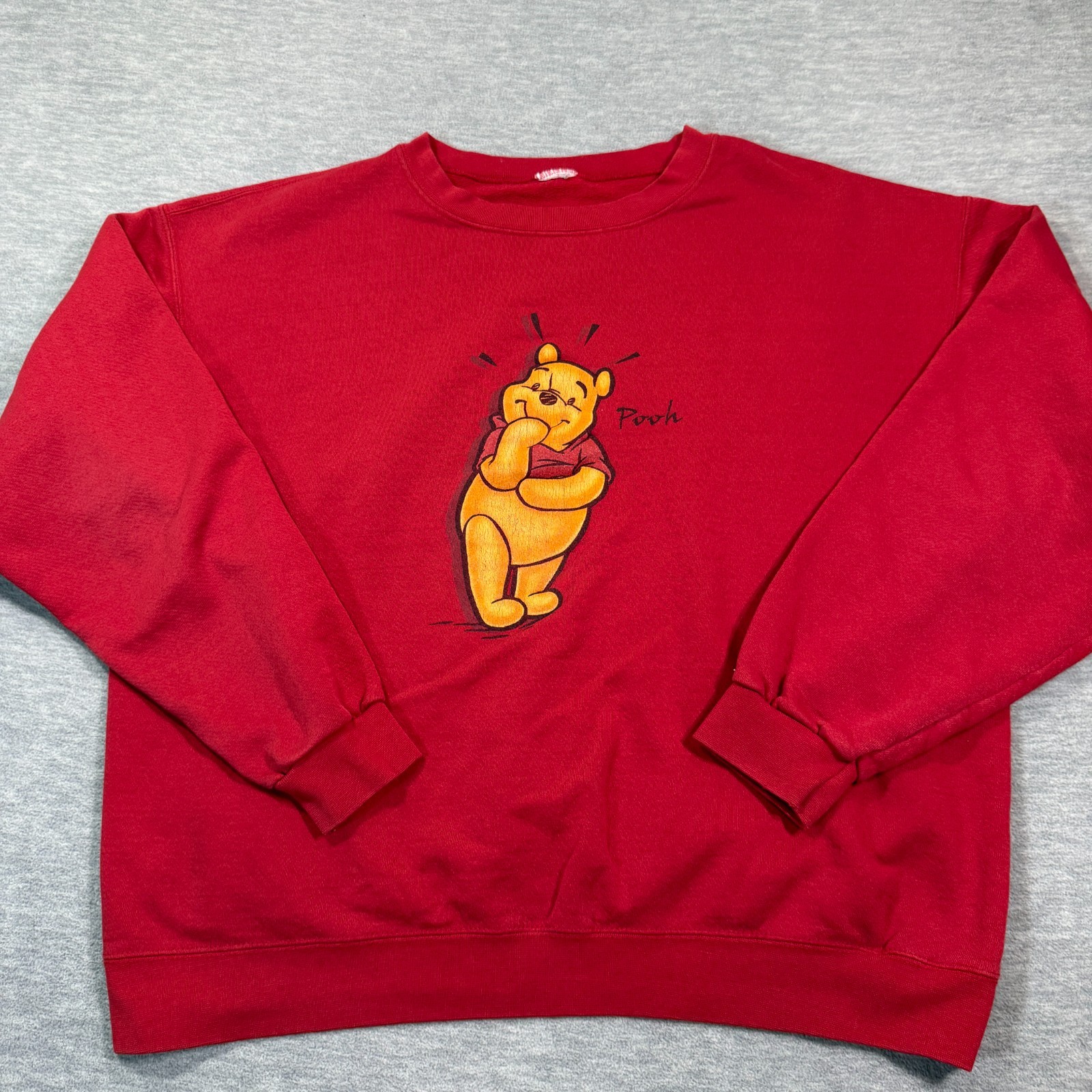 Vintage 90s Disney Store Pooh’s Snowy Days Sweatshirt Medium Winnie The Pooh