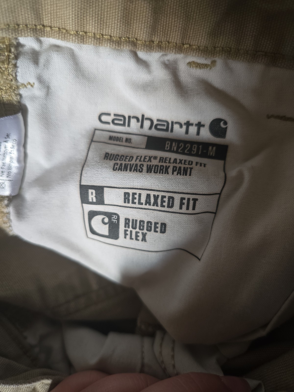 CARHARTT Rugged Flex Relaxed Fit Canvas Pants Men’s 32×30 Great Condition