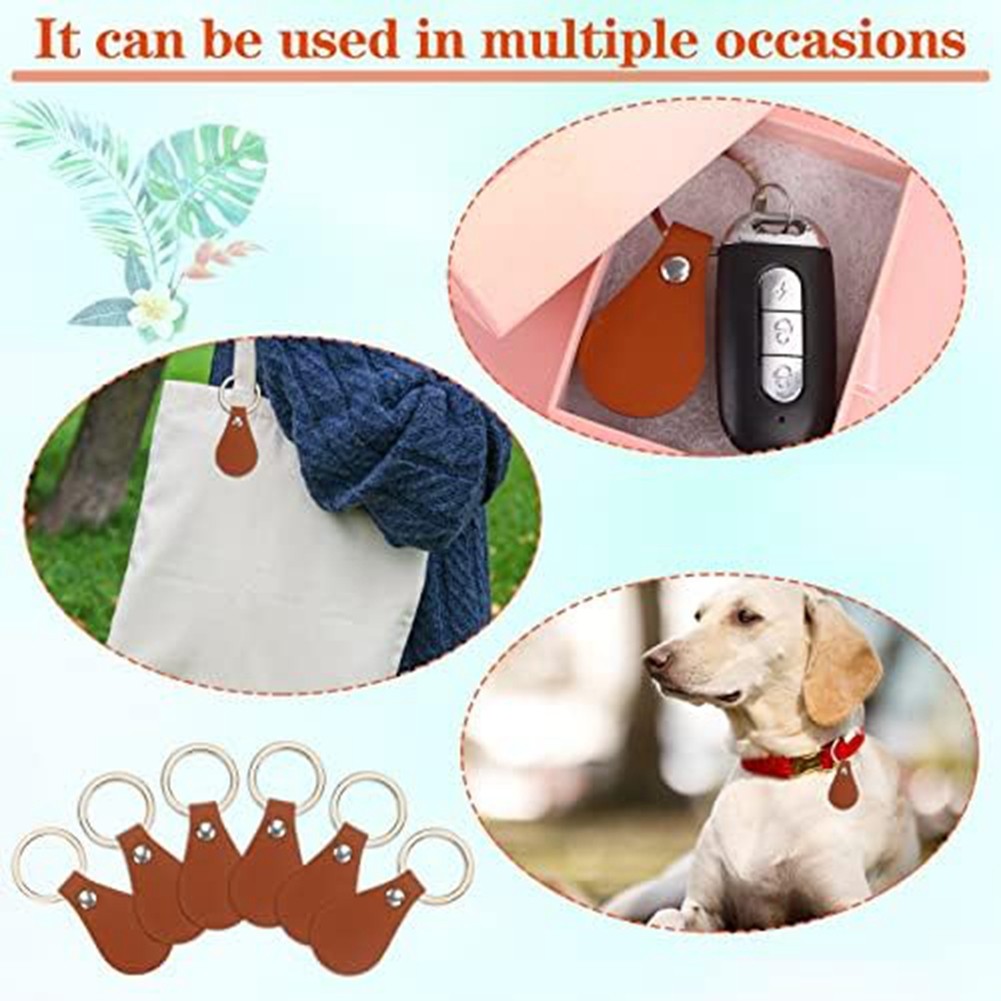 50Pcs DIY Leather with Rivets in White Po9603