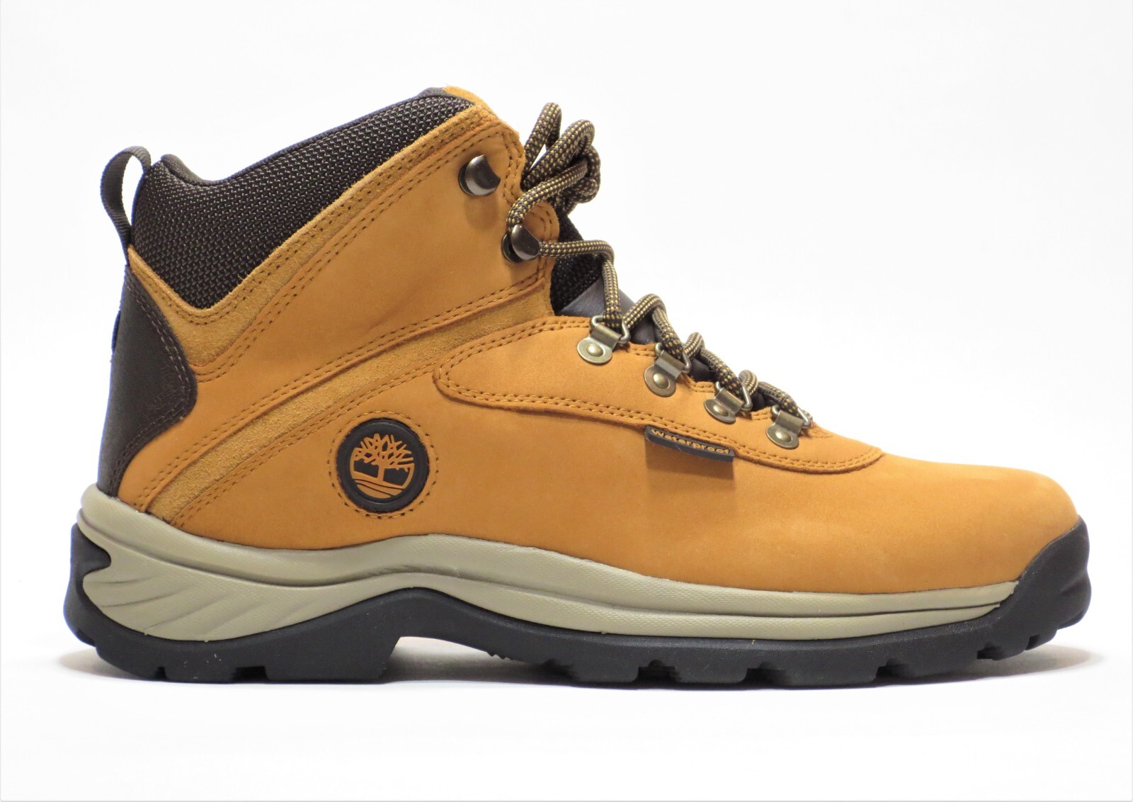 Timberland Men’s White Ledge Mid Lace Up Waterproof Hiker Boot Wheat 14176 12135
