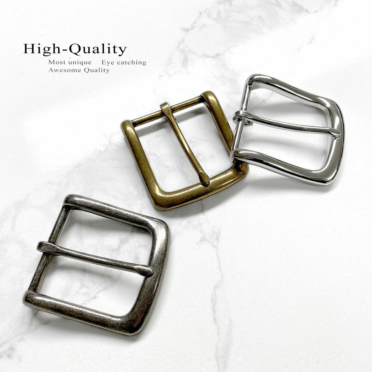 Single Prong Metal Buckle Replacement buckle fits 1-1/2″(38mm) Belt Strap