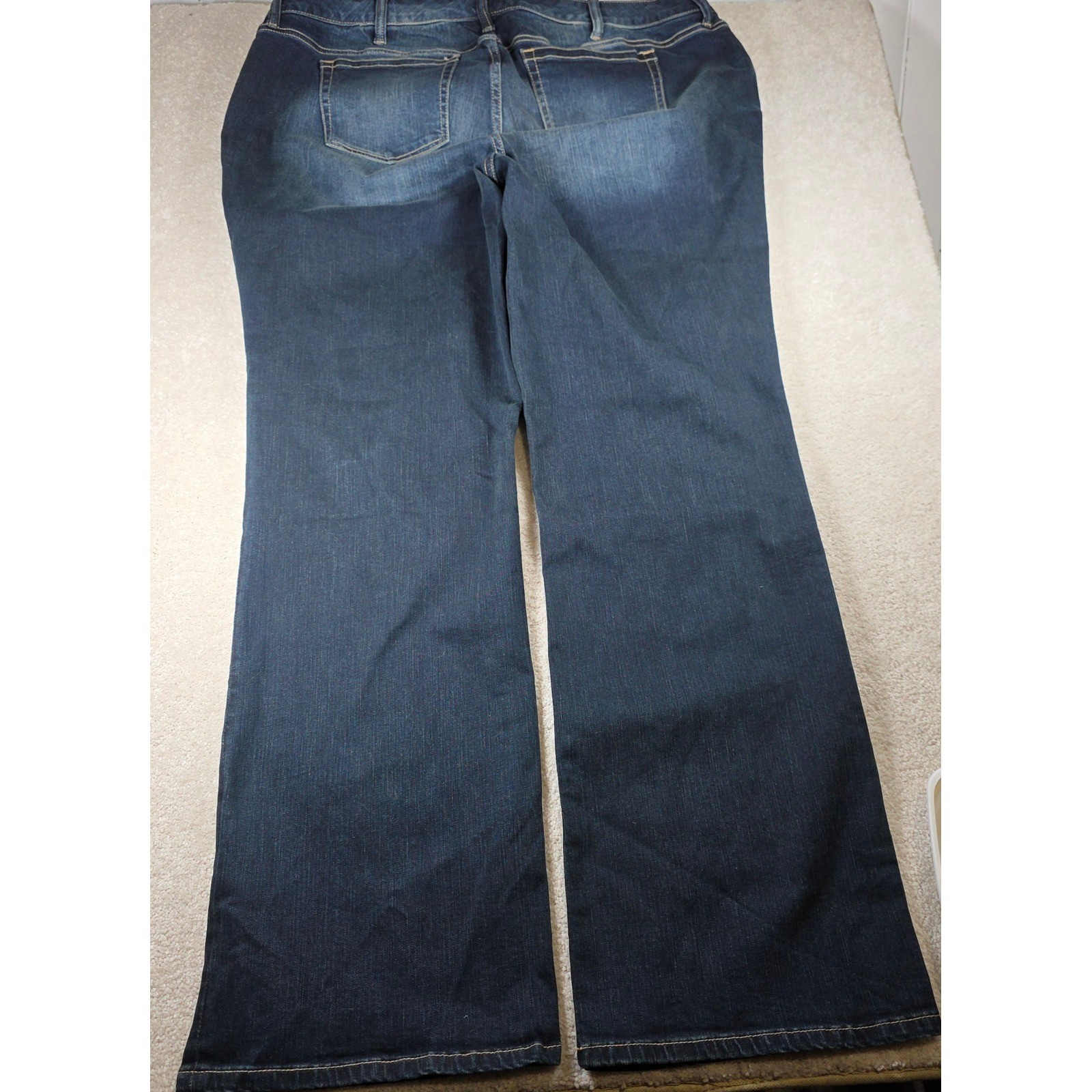 Torrid Wide Leg Jeans Womens 24XT Dark Wash First At Fit Stretch Denim 11370103