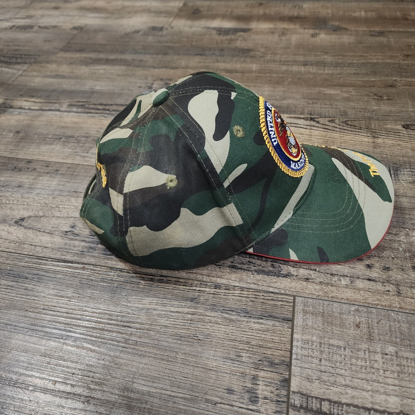 USMC cap w embroidered logo United States Marine Corps great condition Y