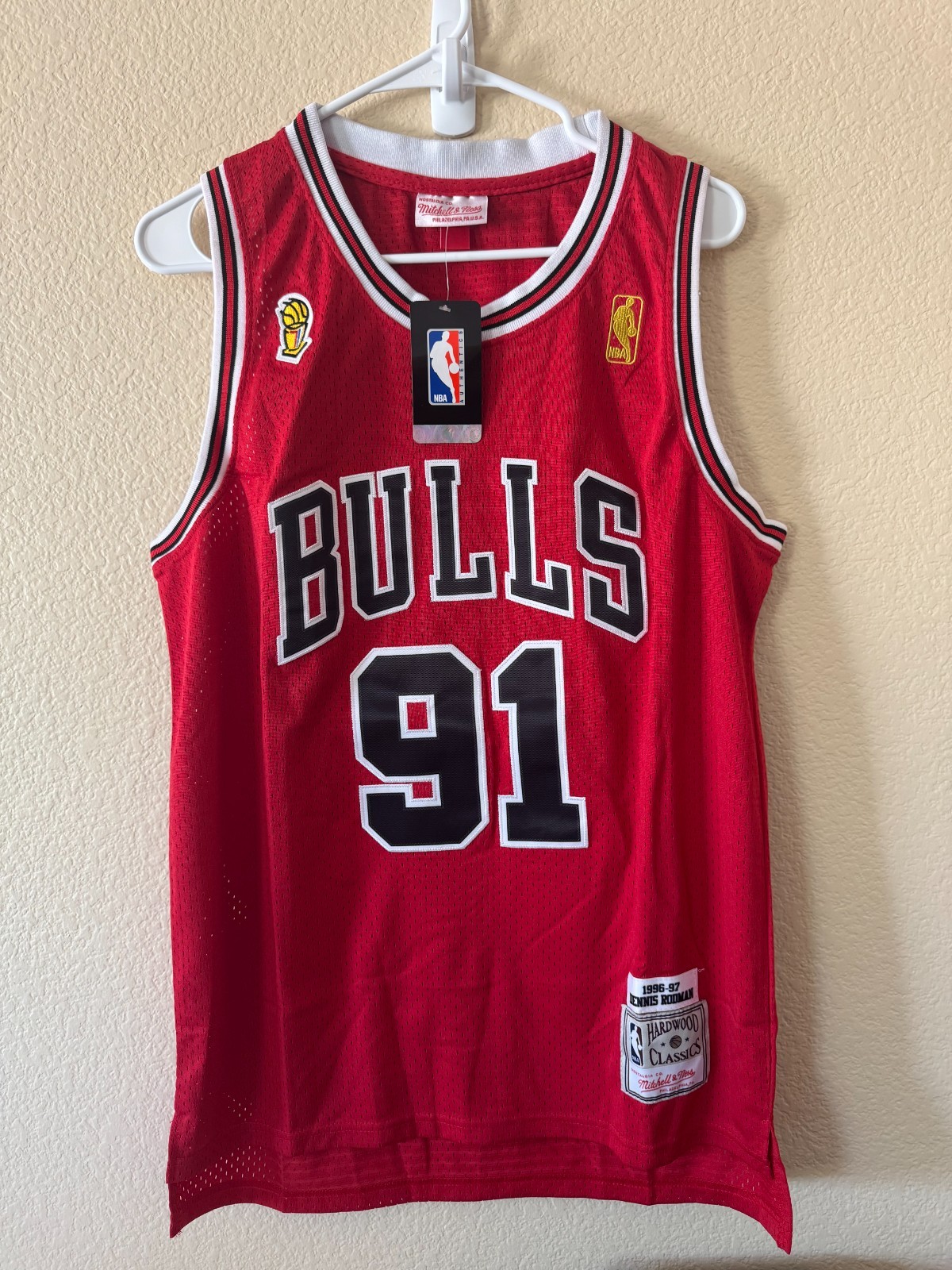 NBA DENNIS RODMAN CHICAGO BULLS BASKETBALL TANK TOP SHIRT MENS SIZE XXL