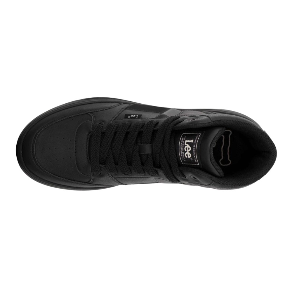 Lee Prescot Mid Lace Up Mens Black Sneakers Casual Shoes M000082-9800