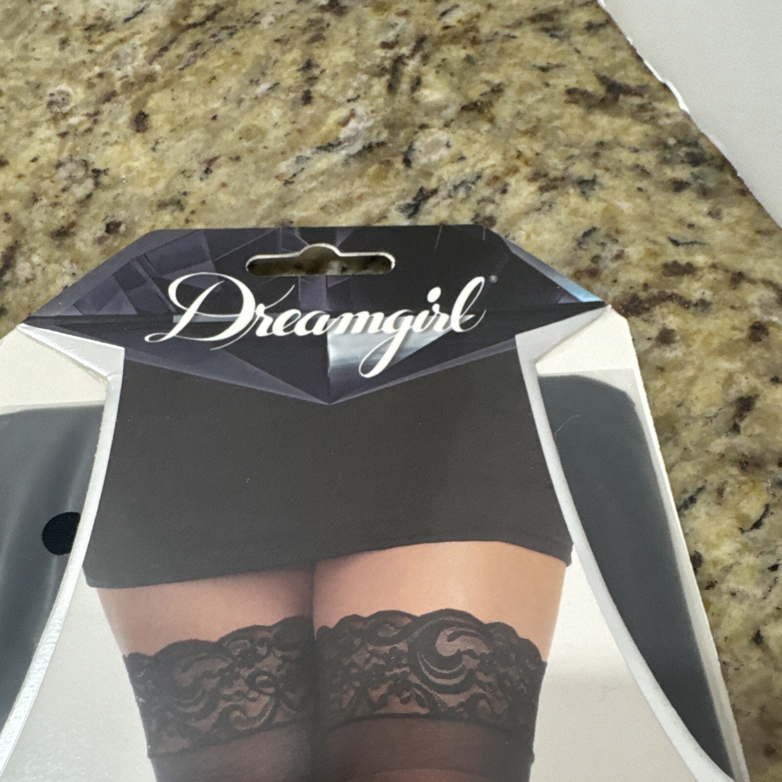 Dreamgirl (2) Thigh High – Queen – 0005X Black Cosplay Halloween Brand New.