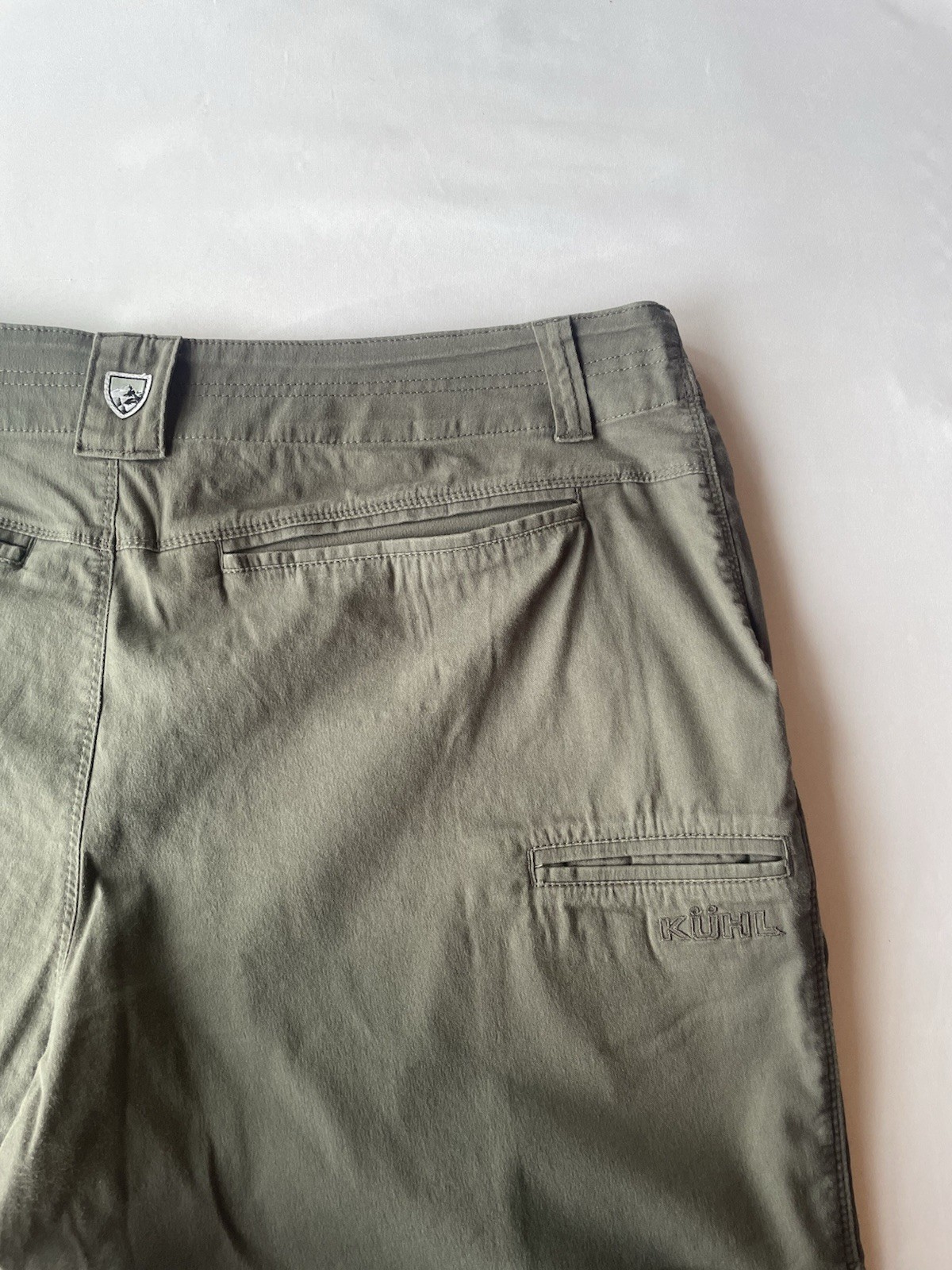 Kuhl Resistor Lite Chino Shorts Mens 36 Charcoal Hiking Trail Outdoor Stretch