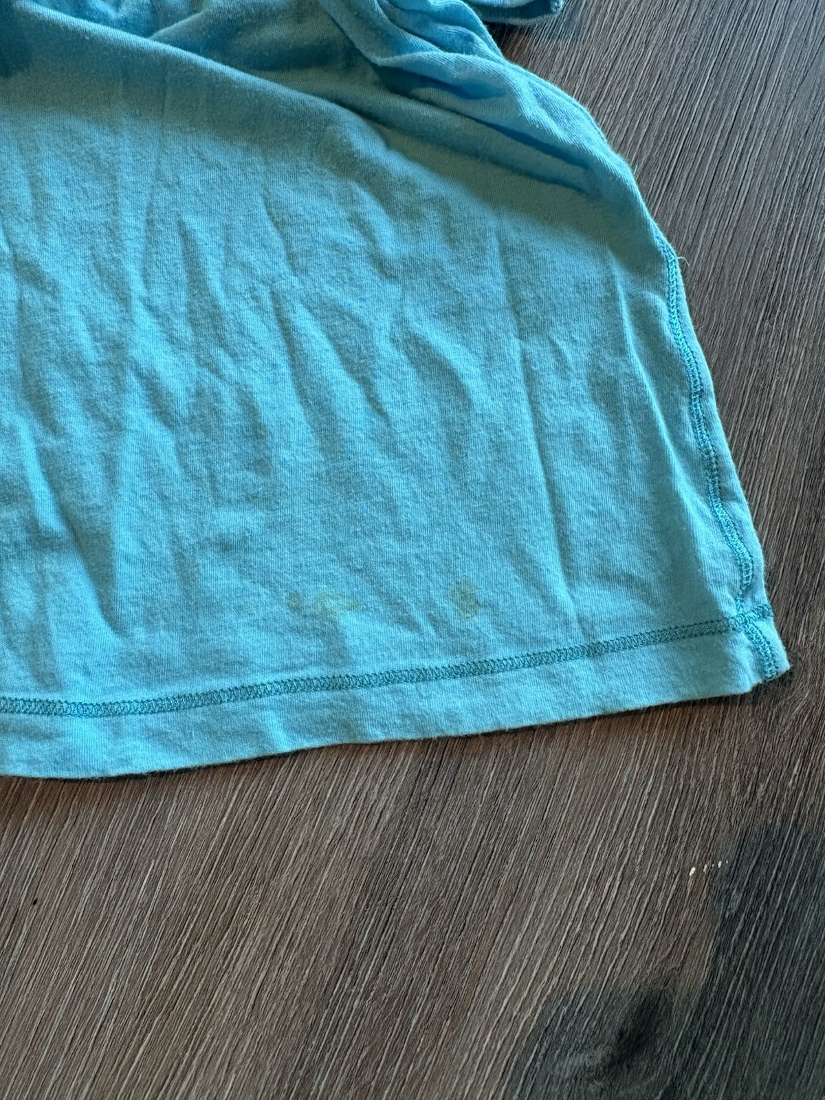 Hollister Y2k Light Blue Short Sleeve with Adjustable Tie Size M Women’s