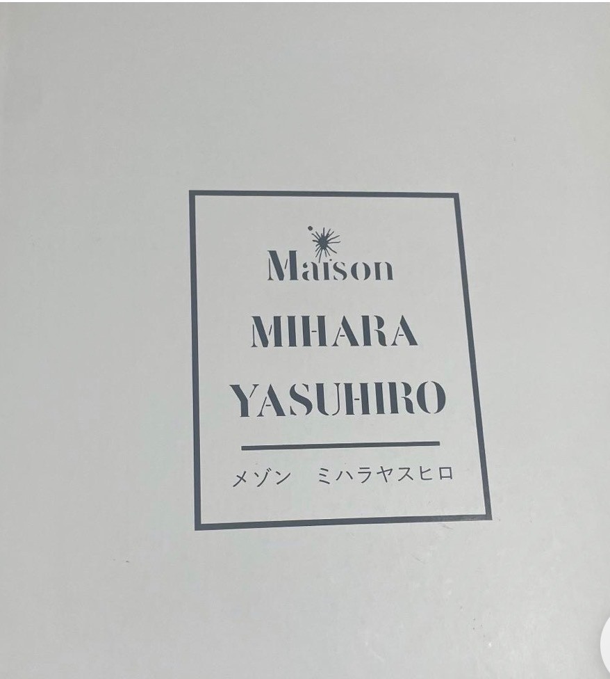 Maison Mihara Yasuhiro Hank OG Sole Canvas Black/White Solid A05FW702 New w/ Box