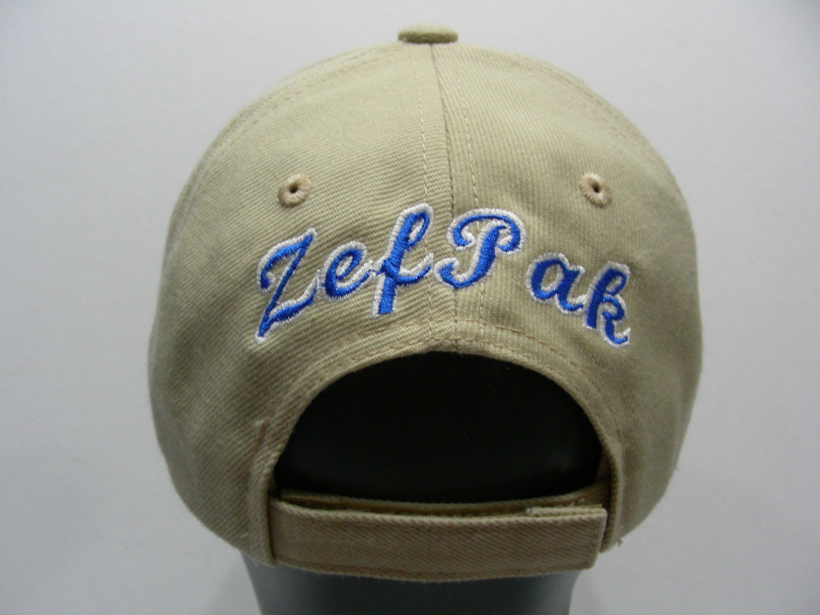 WOLFPAK – ZEFPAK – BEIGE – LIDS – ONE SIZE ADJUSTABLE BALL CAP HAT!