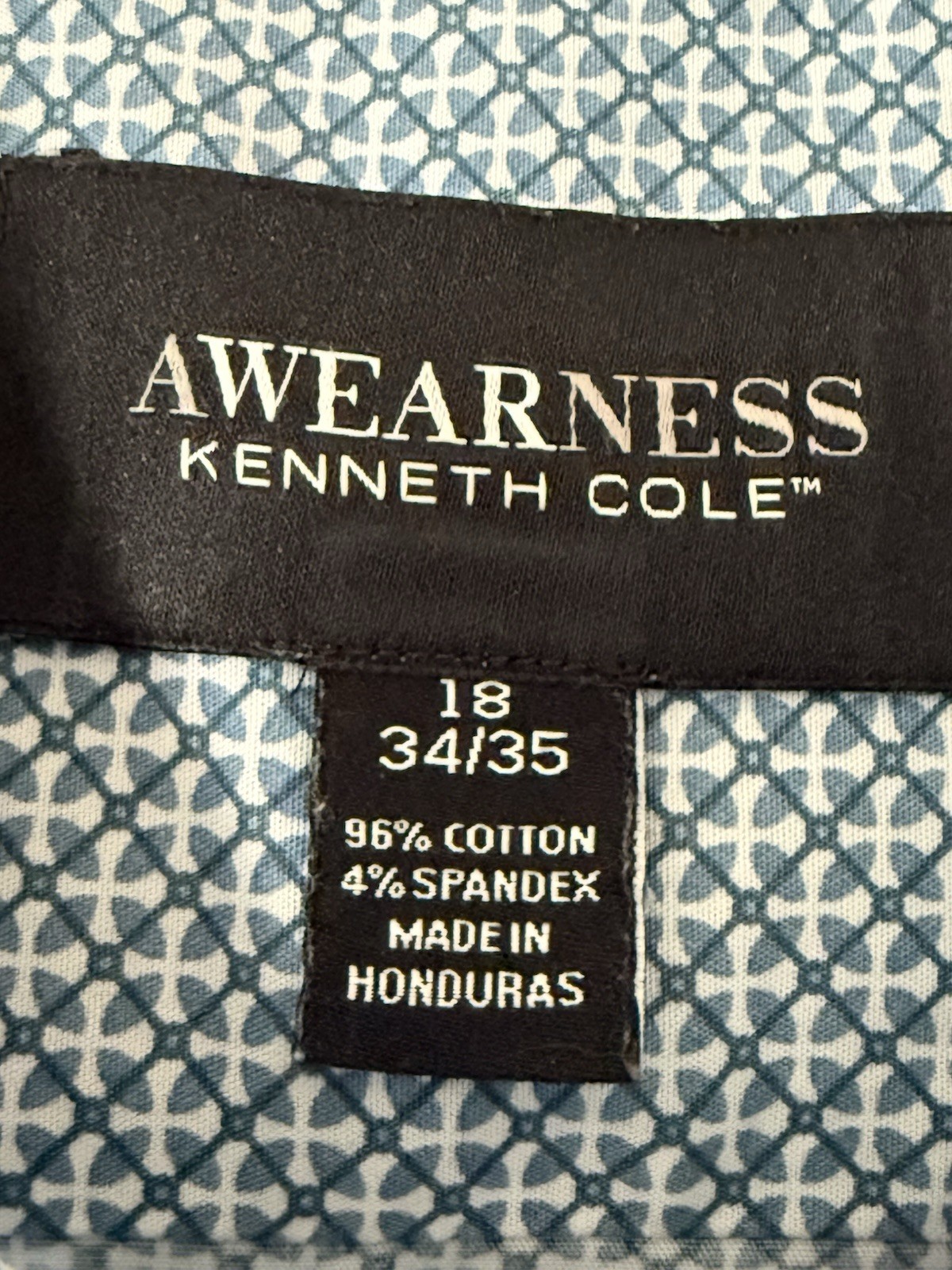 Kenneth Cole Dress Shirt Size 18 (34-35)