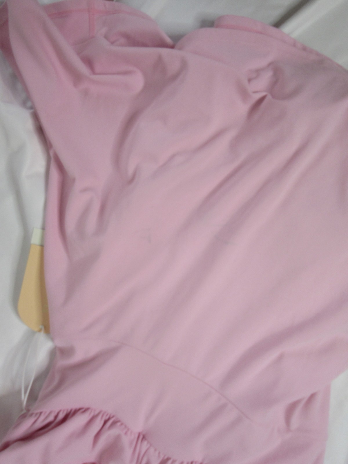 Blogilates Tie Front Twirl Active Dress Light Pink *read details* Size Large NWT