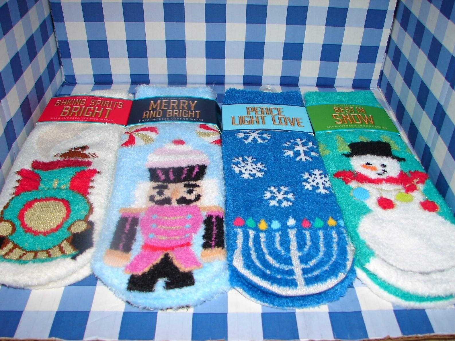 Bath & Body Works SHEA-INFUSED LOUNGE SOCKS Non Skid Bottom You Choose