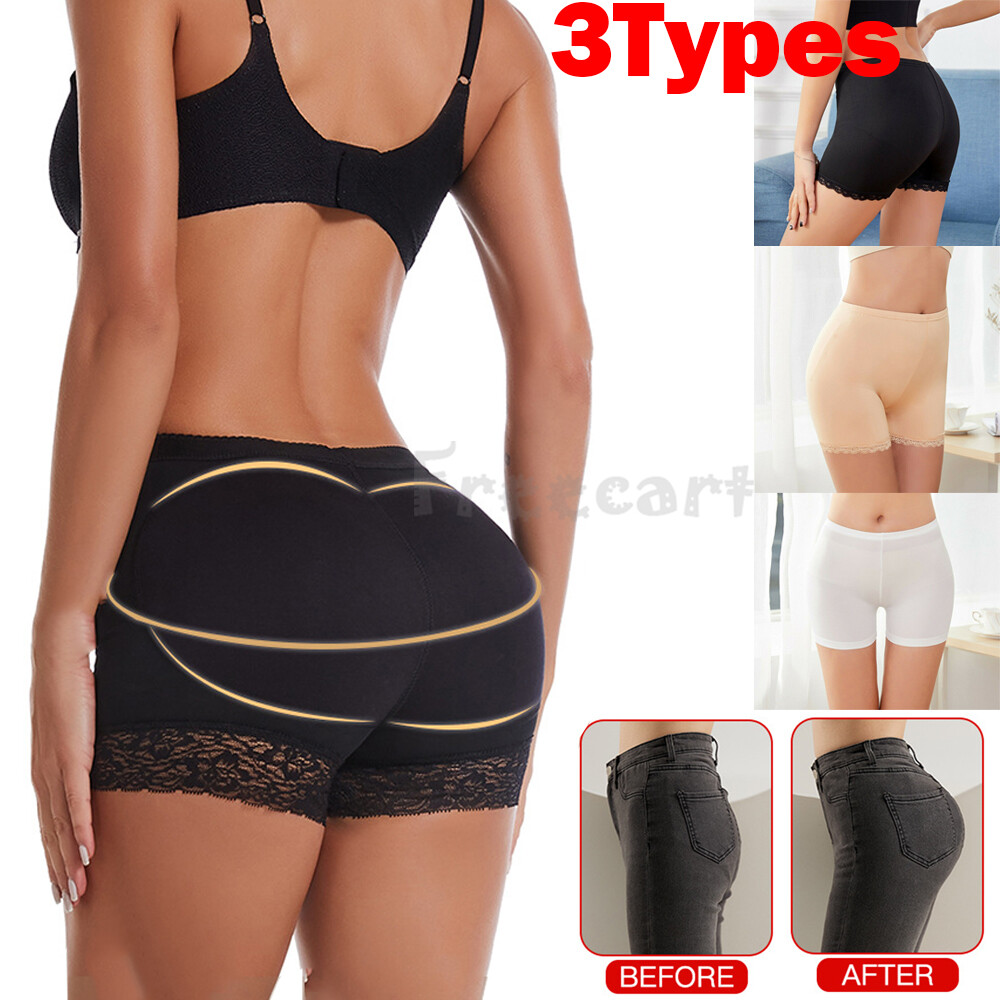 Womens High Waist Shorts Butt Lift Yoga Pants Booty Workout Leggings w/FAKE ASS
