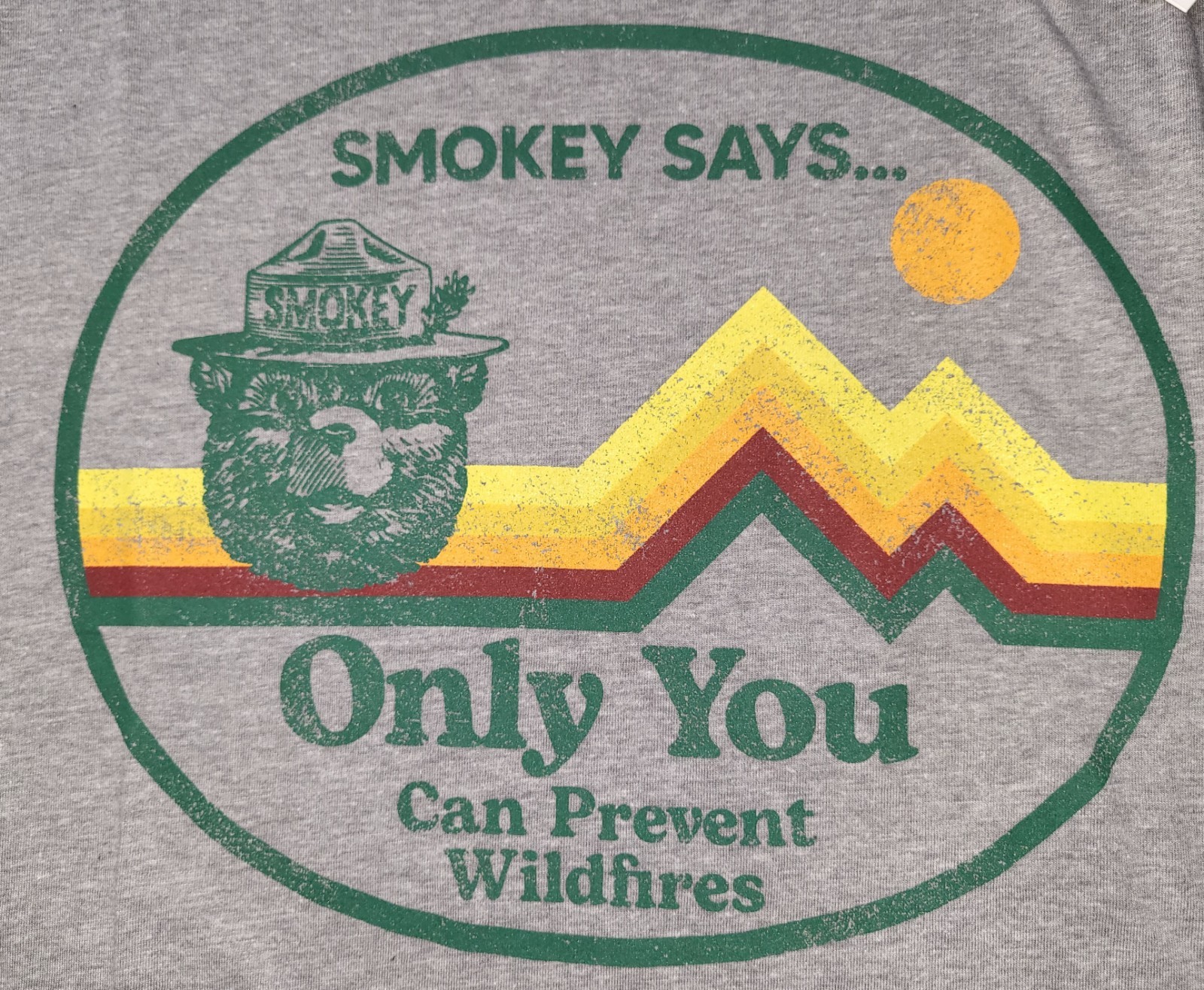 Goodfellow Smokey Bear Only You Can Prevent Wildfires T Tee Shirt Mens M NWT