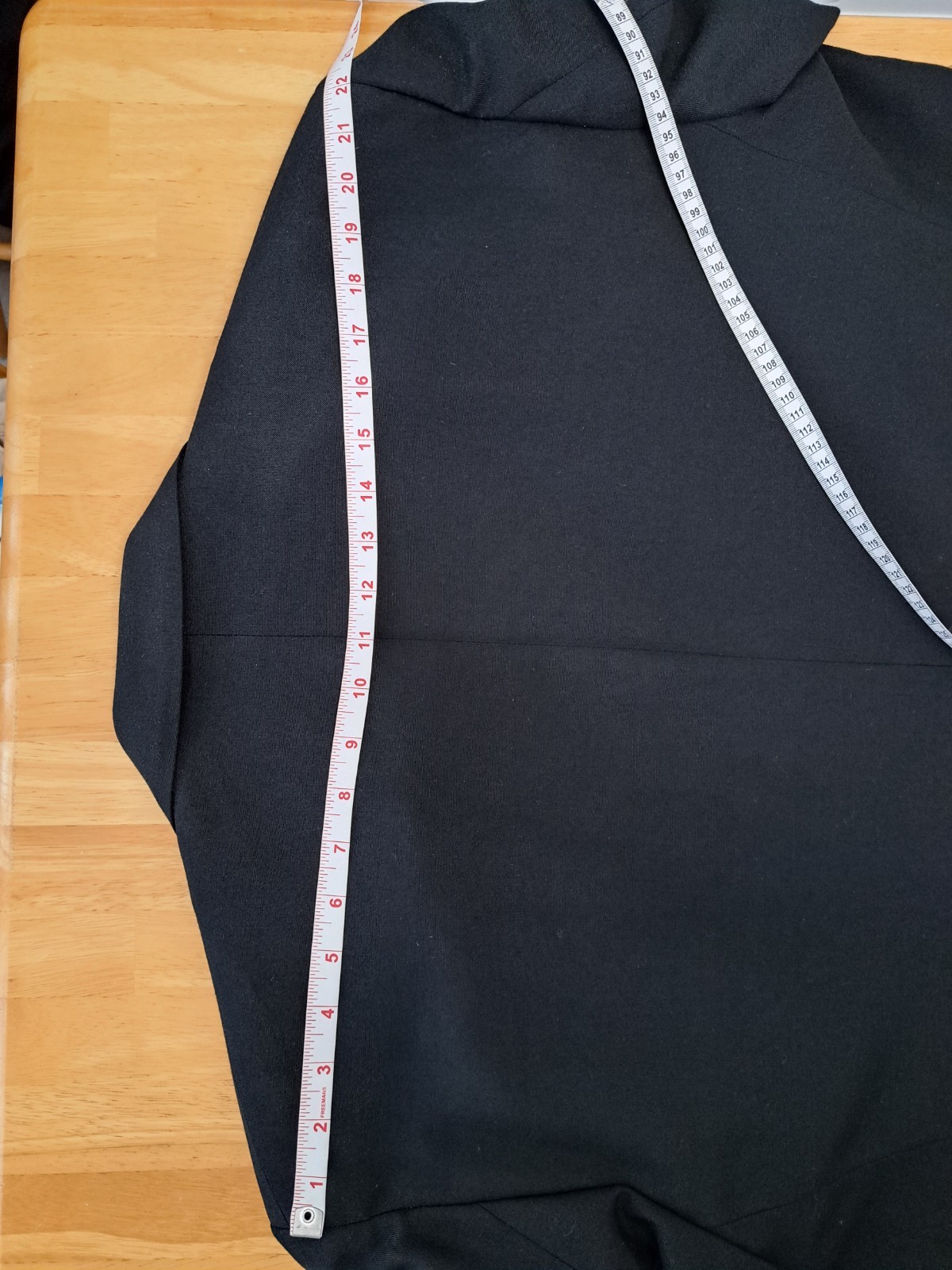 Stafford Tailored Fit Black Suit 50R Jacket 42×30 Pants Polyester & Worsted Wool