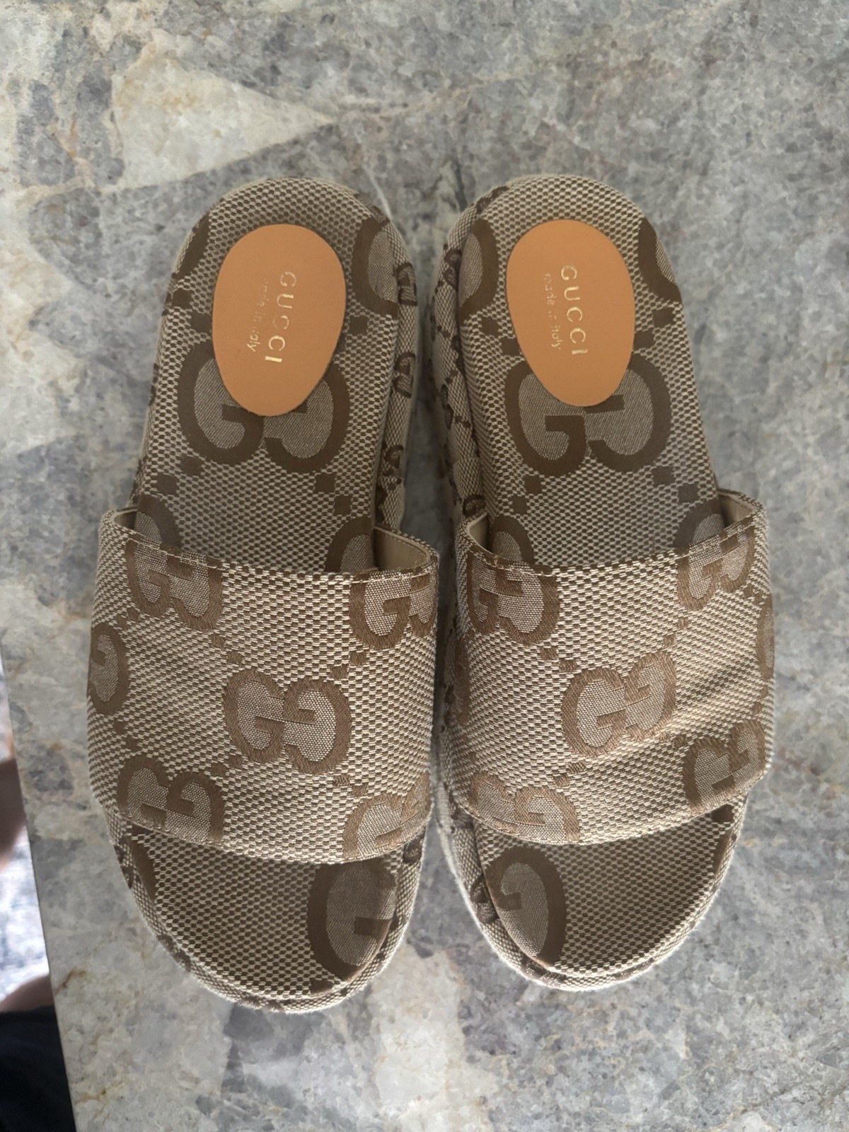 Gucci Platform Slide Sandals 39